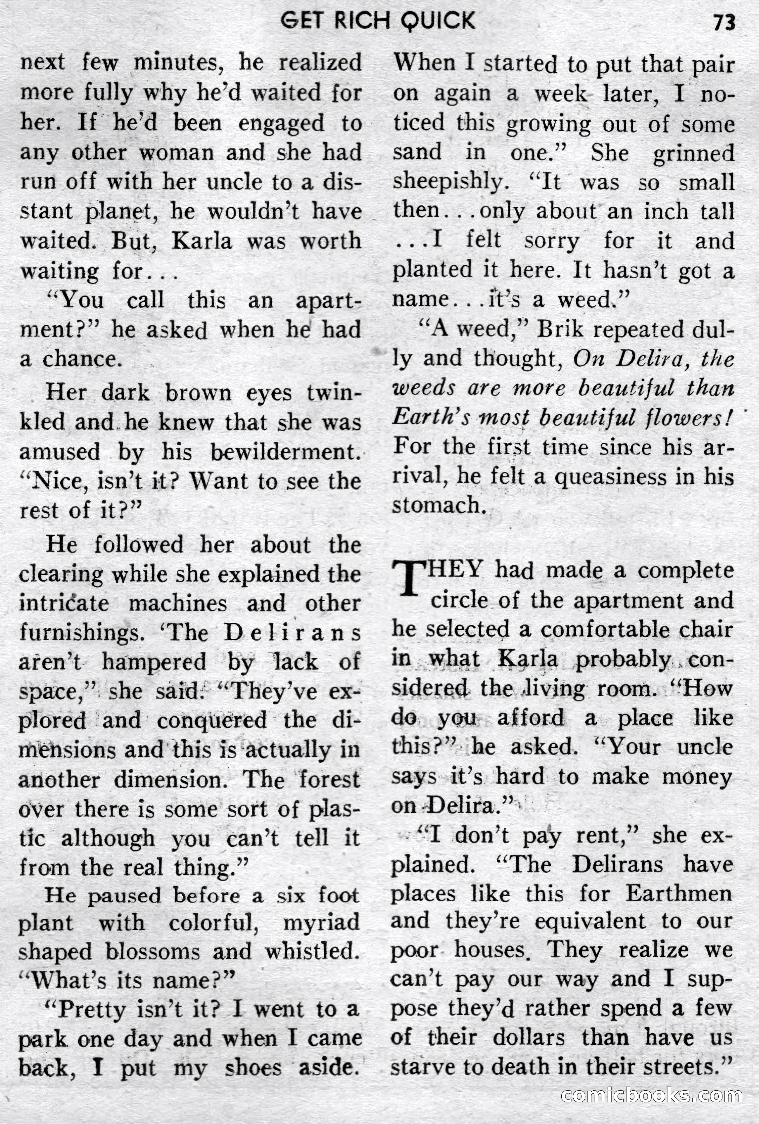 Super-Science Fiction, December 1957 — page 75 of 132