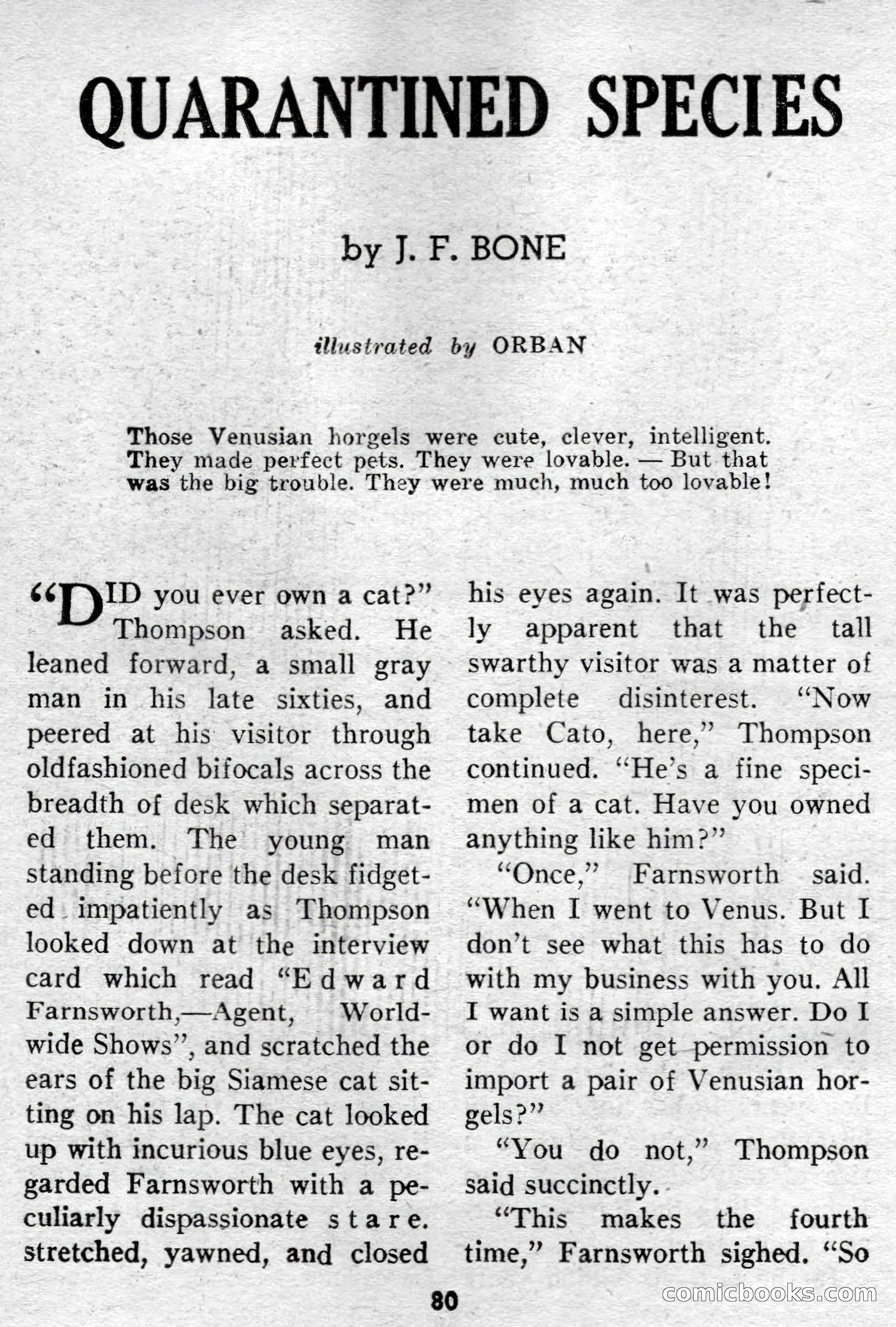 Super-Science Fiction, December 1957 — page 82 of 132