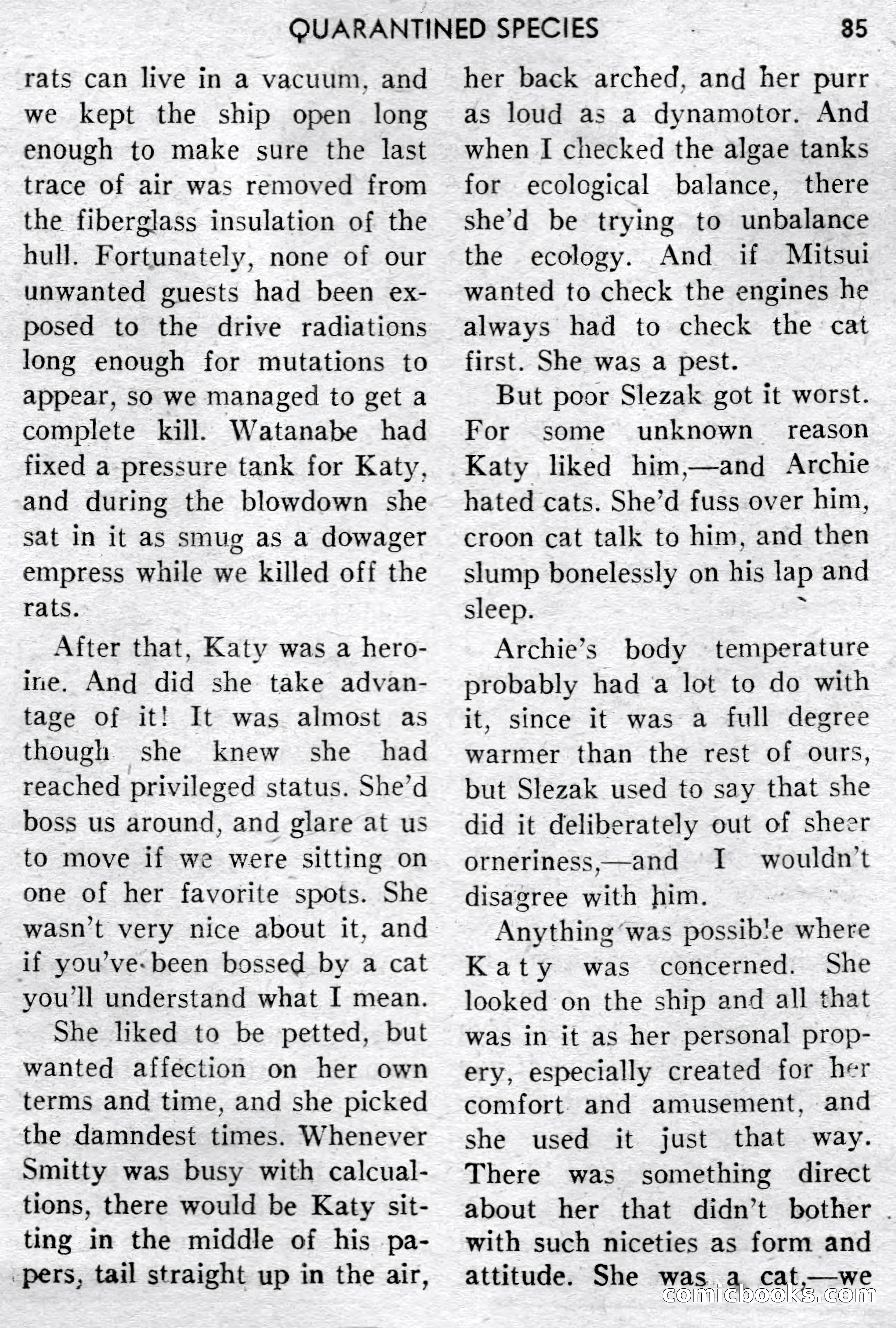 Super-Science Fiction, December 1957 — page 87 of 132