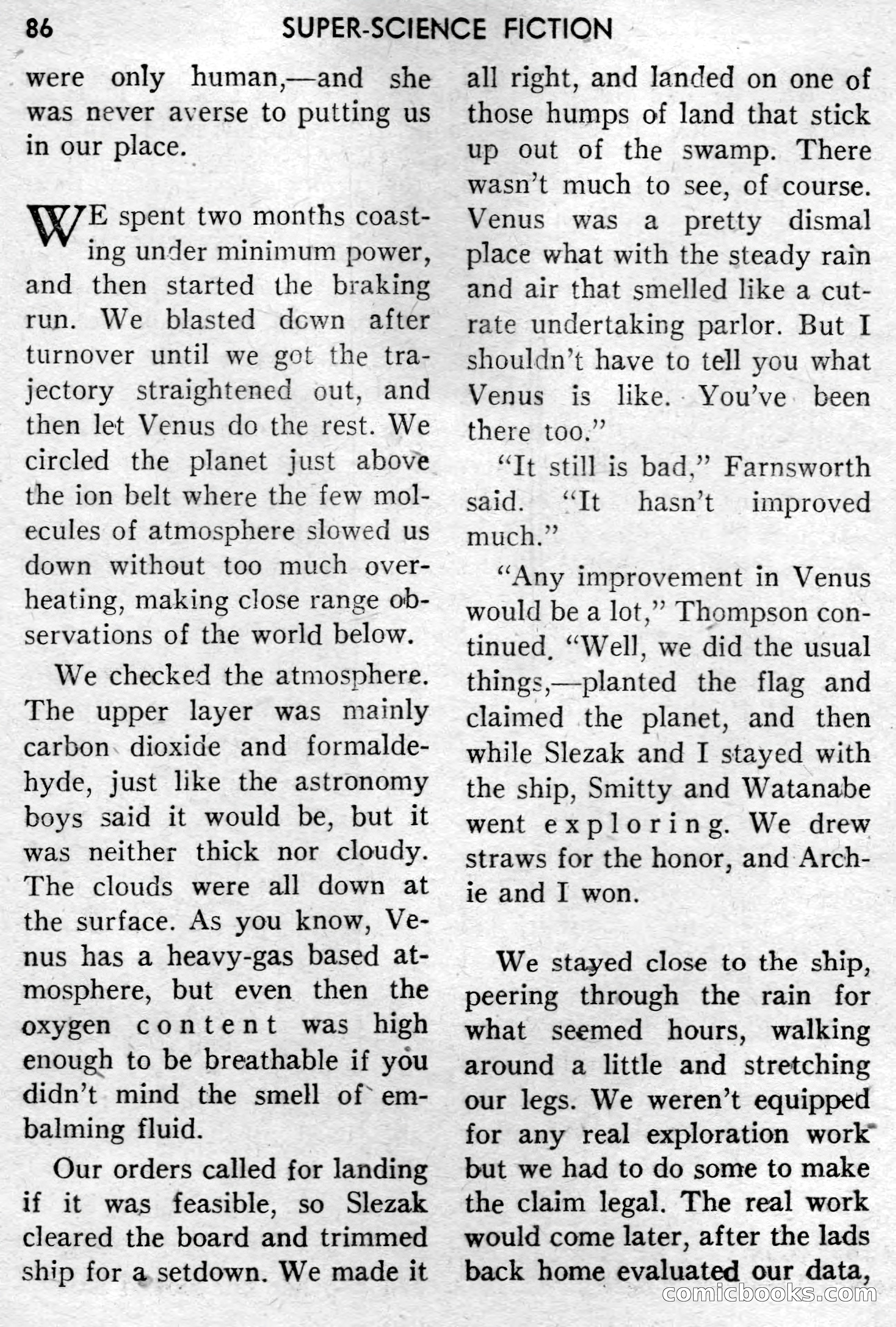 Super-Science Fiction, December 1957 — page 88 of 132