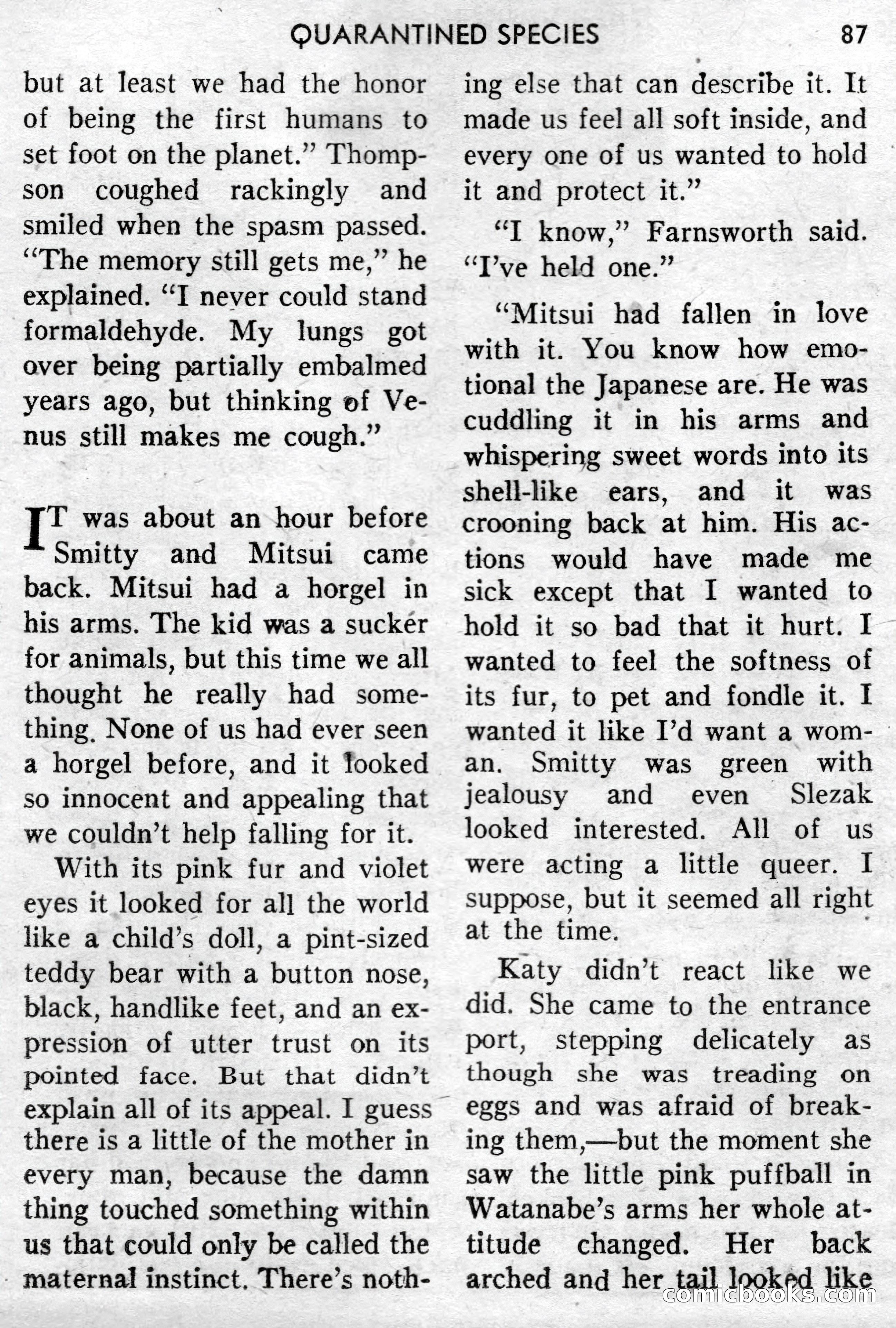 Super-Science Fiction, December 1957 — page 89 of 132