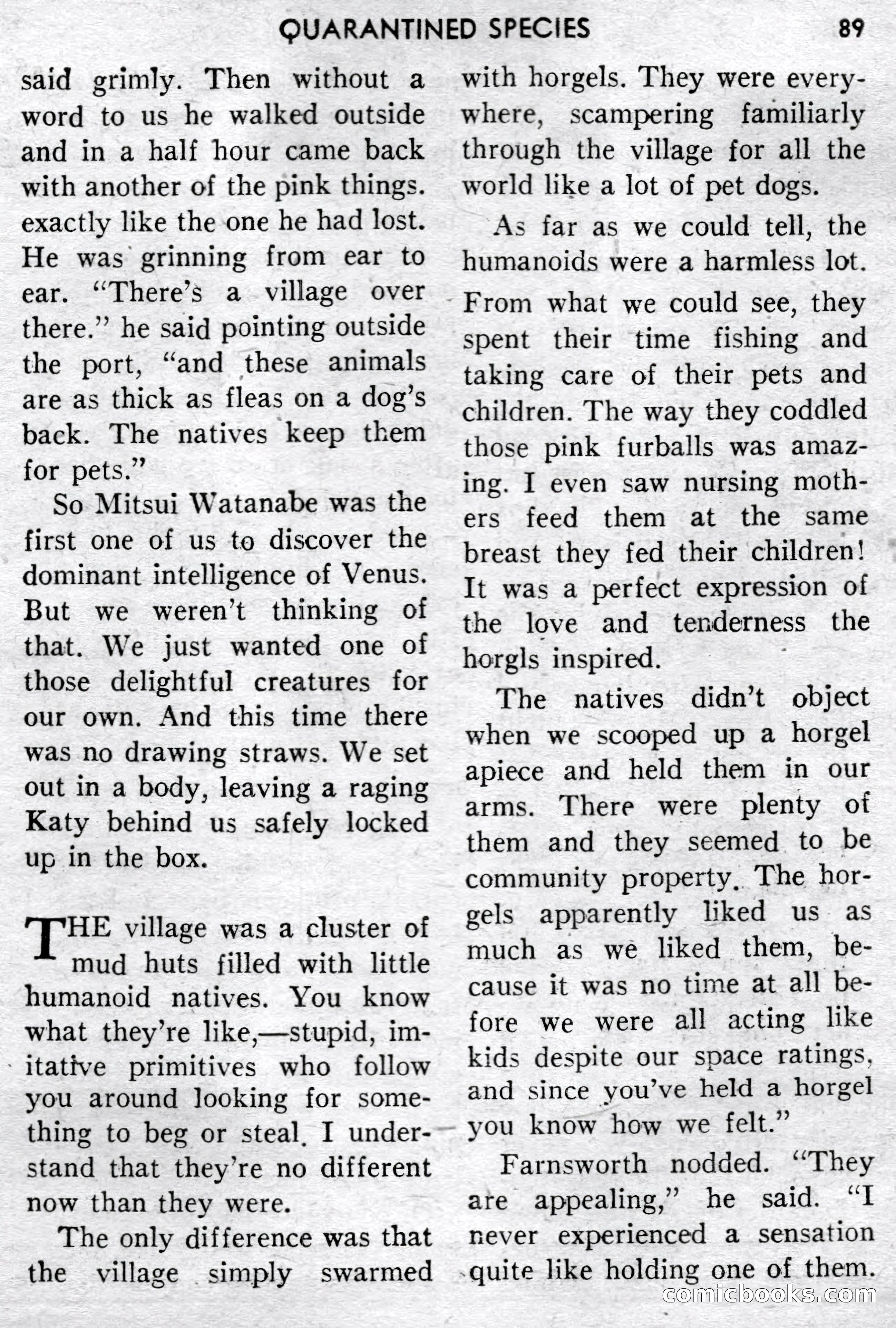 Super-Science Fiction, December 1957 — page 91 of 132