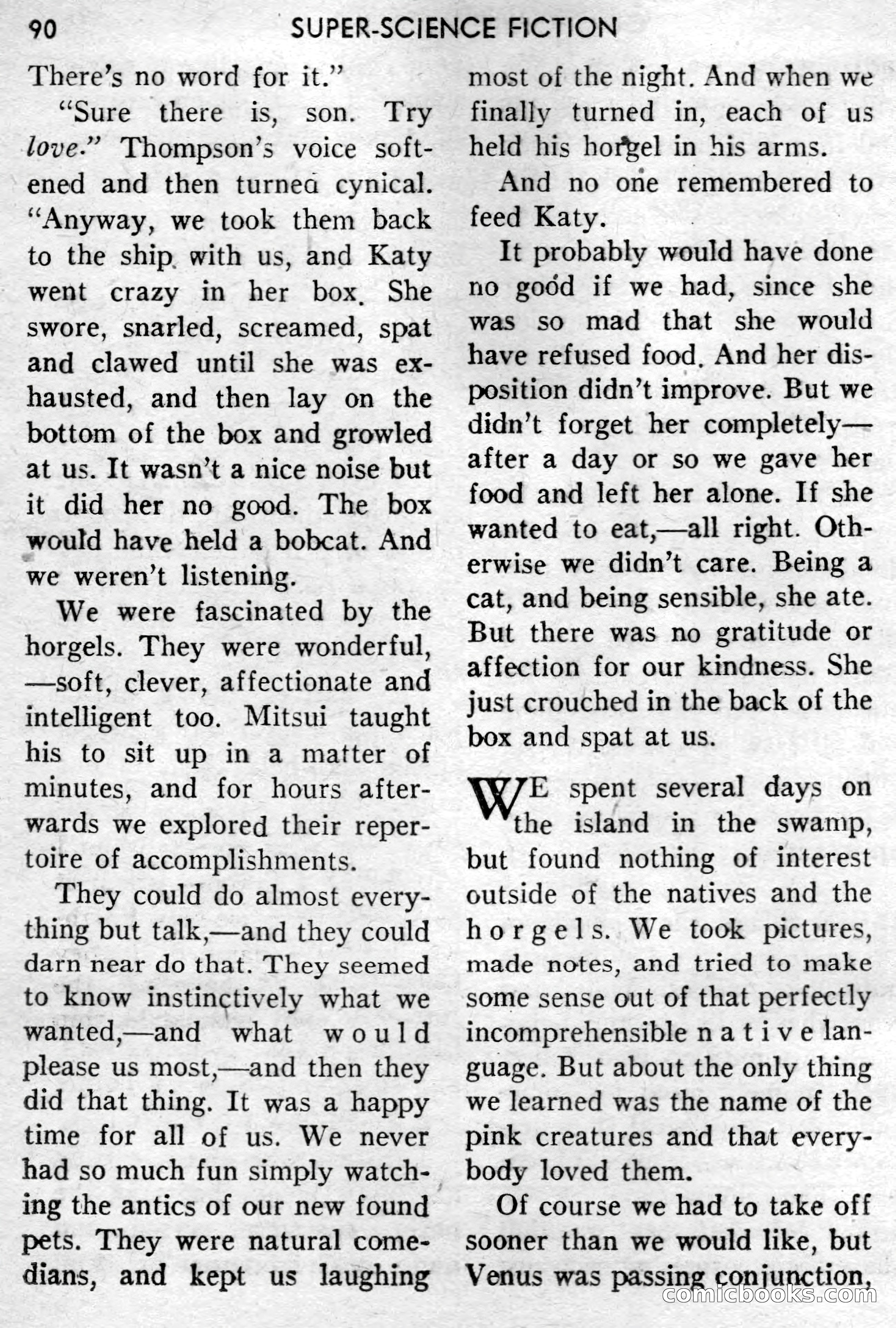 Super-Science Fiction, December 1957 — page 92 of 132