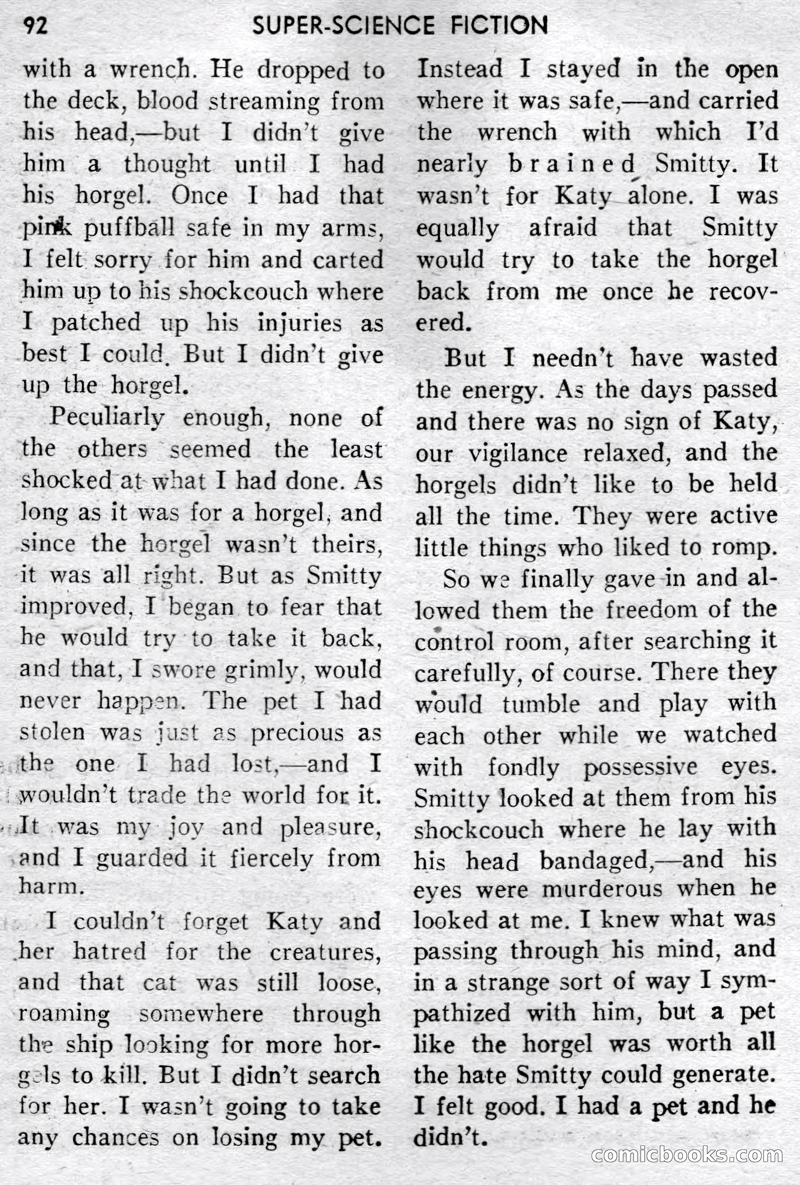 Super-Science Fiction, December 1957 — page 94 of 132