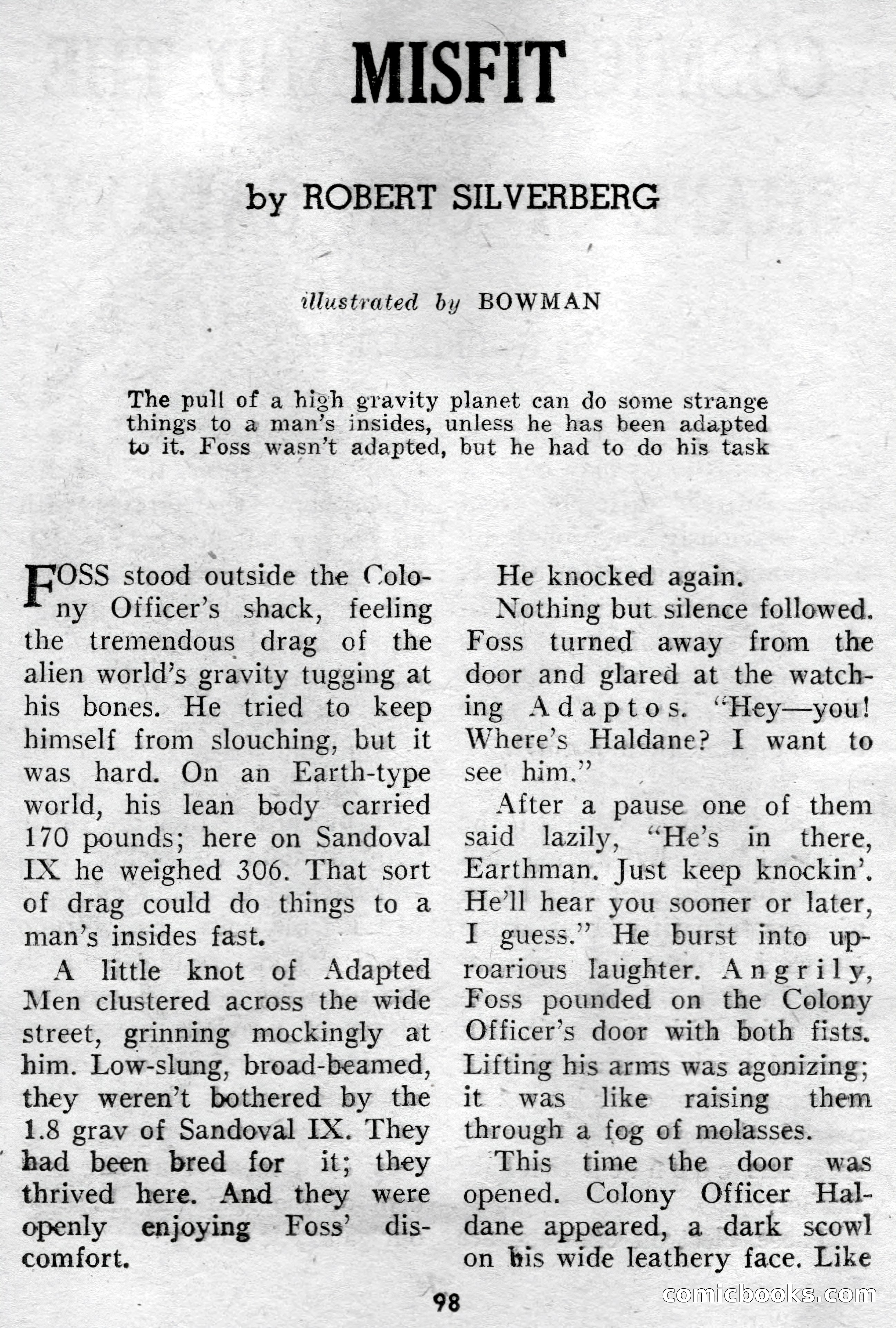 Super-Science Fiction, December 1957 — page 100 of 132