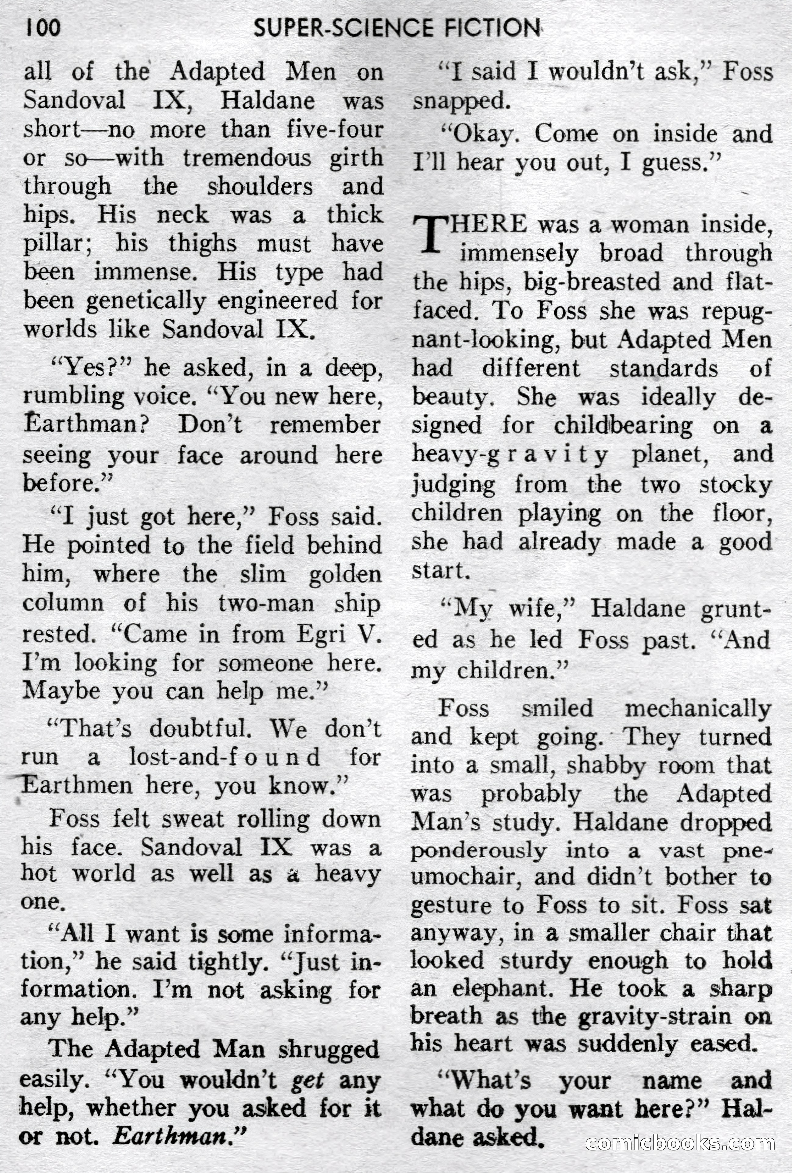 Super-Science Fiction, December 1957 — page 102 of 132