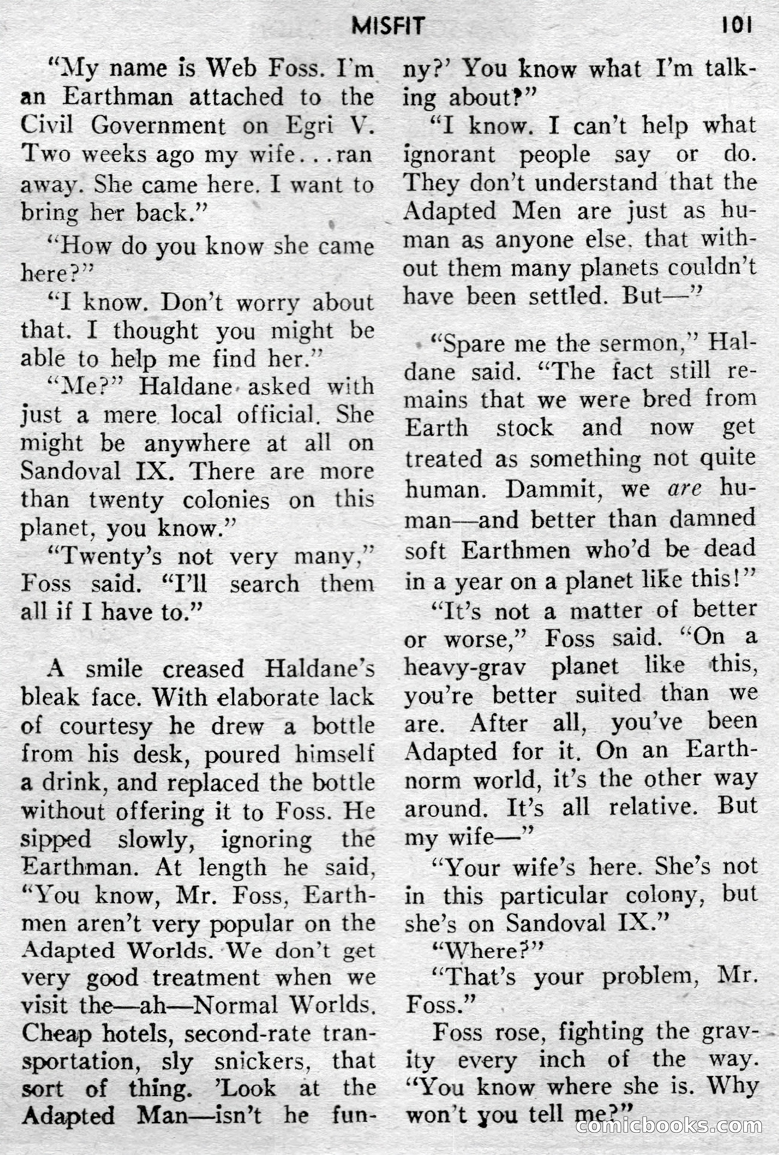 Super-Science Fiction, December 1957 — page 103 of 132