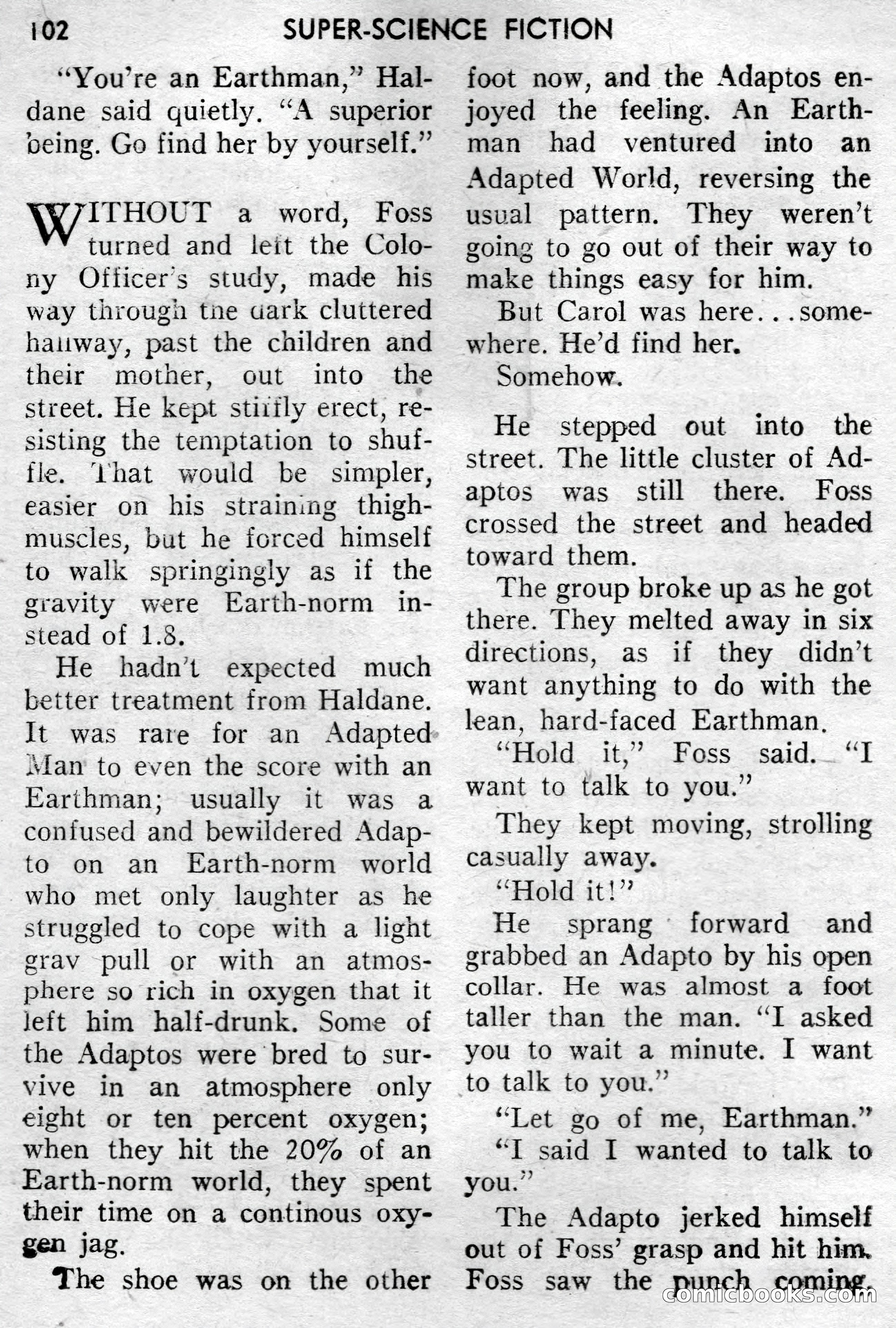 Super-Science Fiction, December 1957 — page 104 of 132