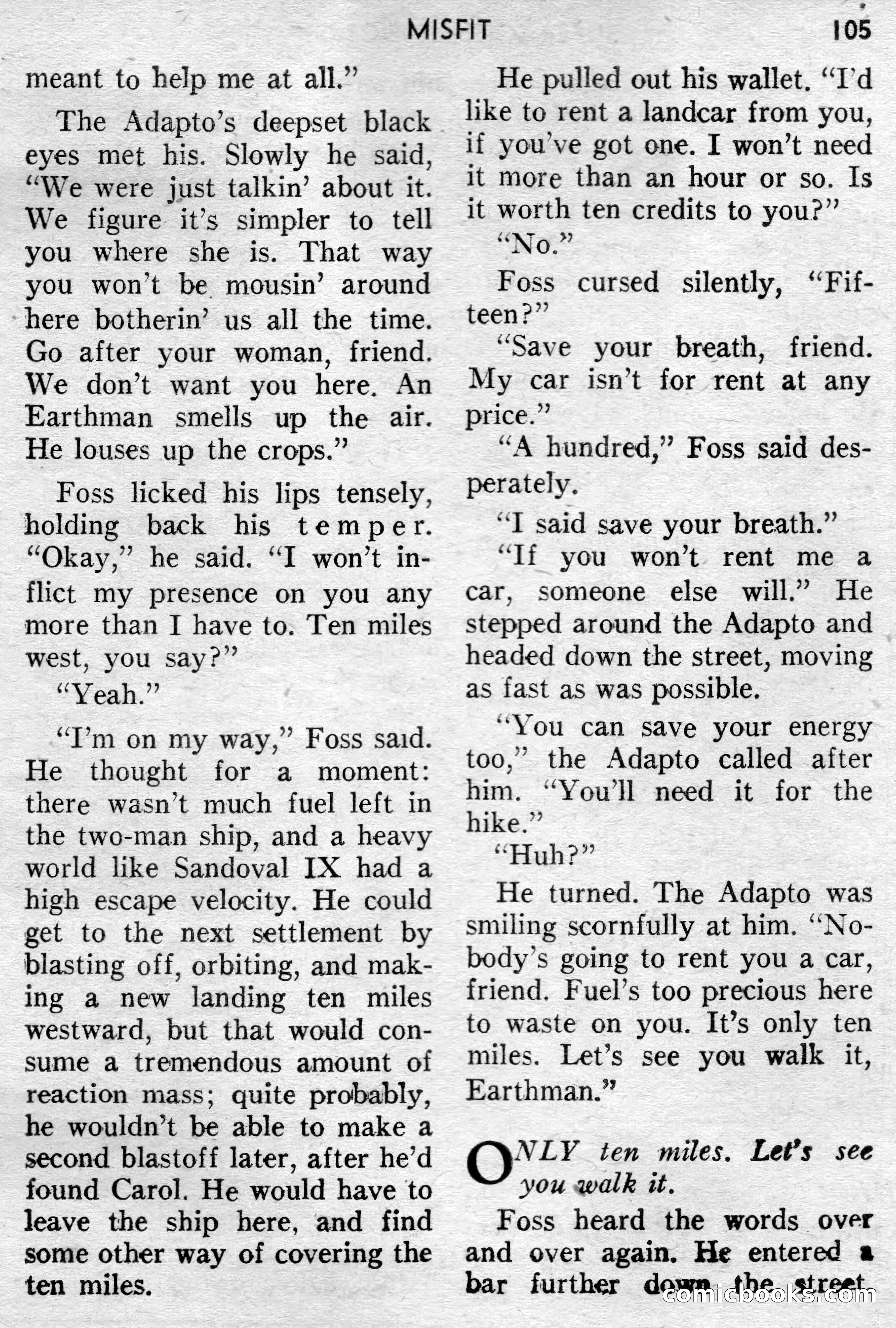 Super-Science Fiction, December 1957 — page 107 of 132