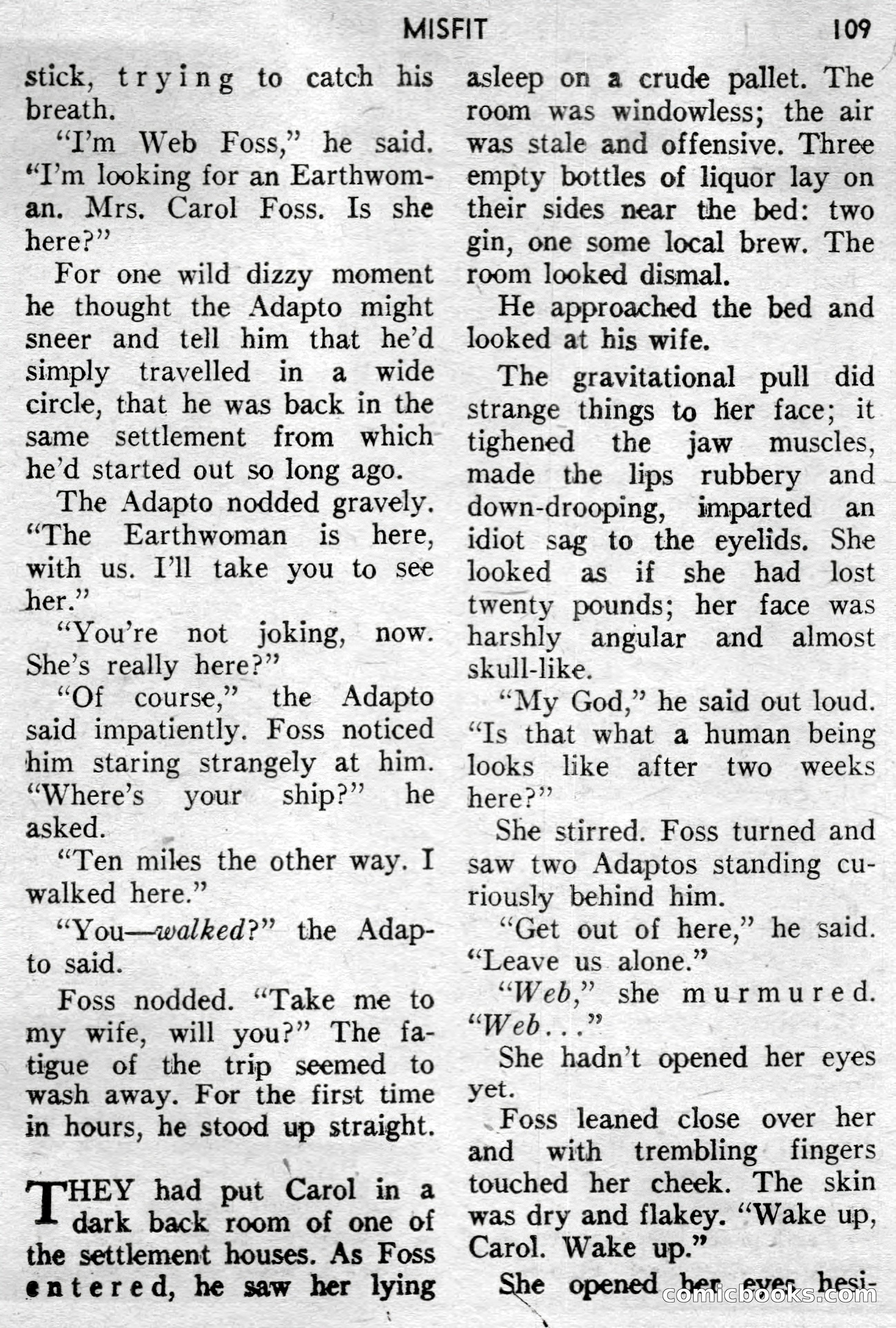 Super-Science Fiction, December 1957 — page 111 of 132