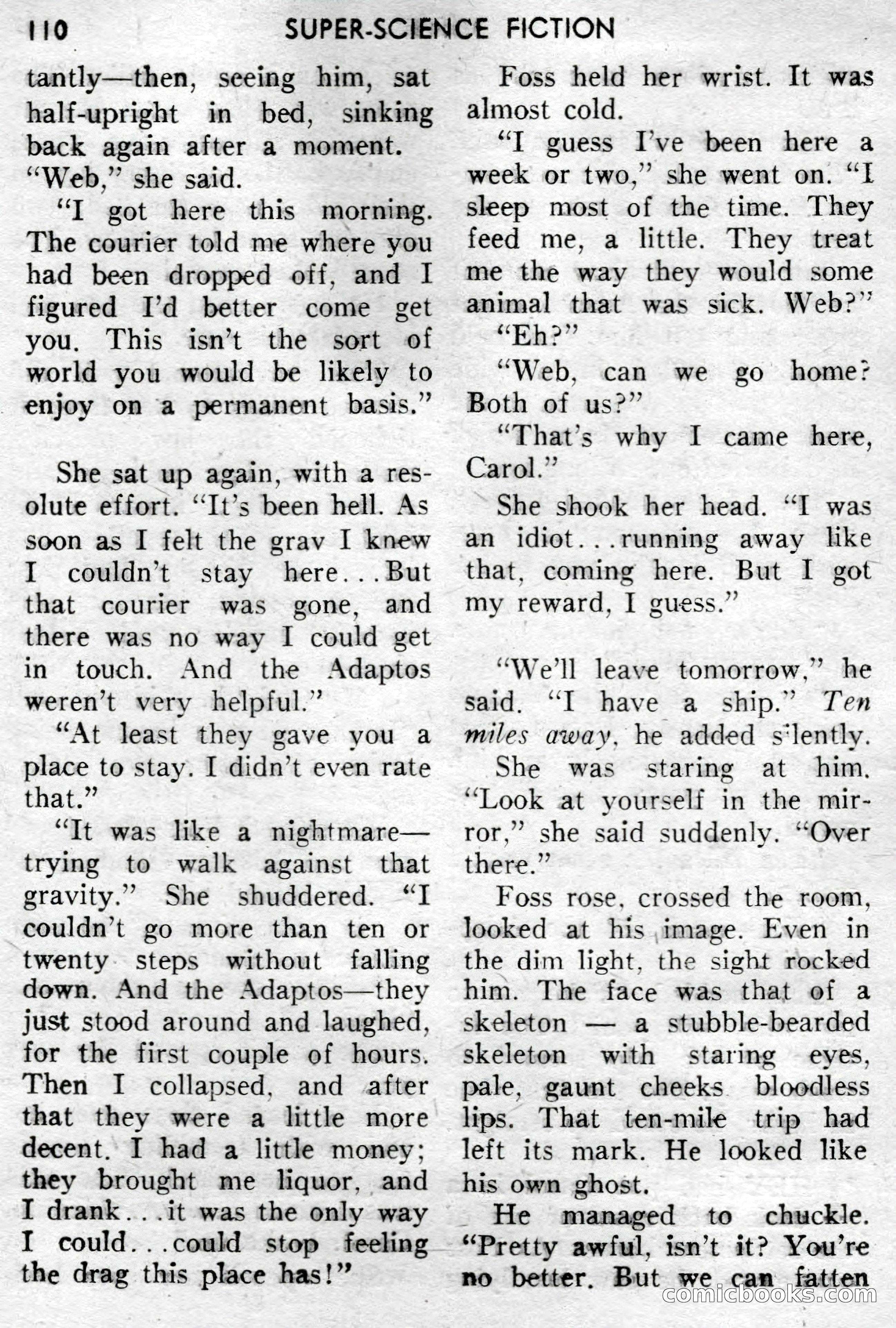 Super-Science Fiction, December 1957 — page 112 of 132