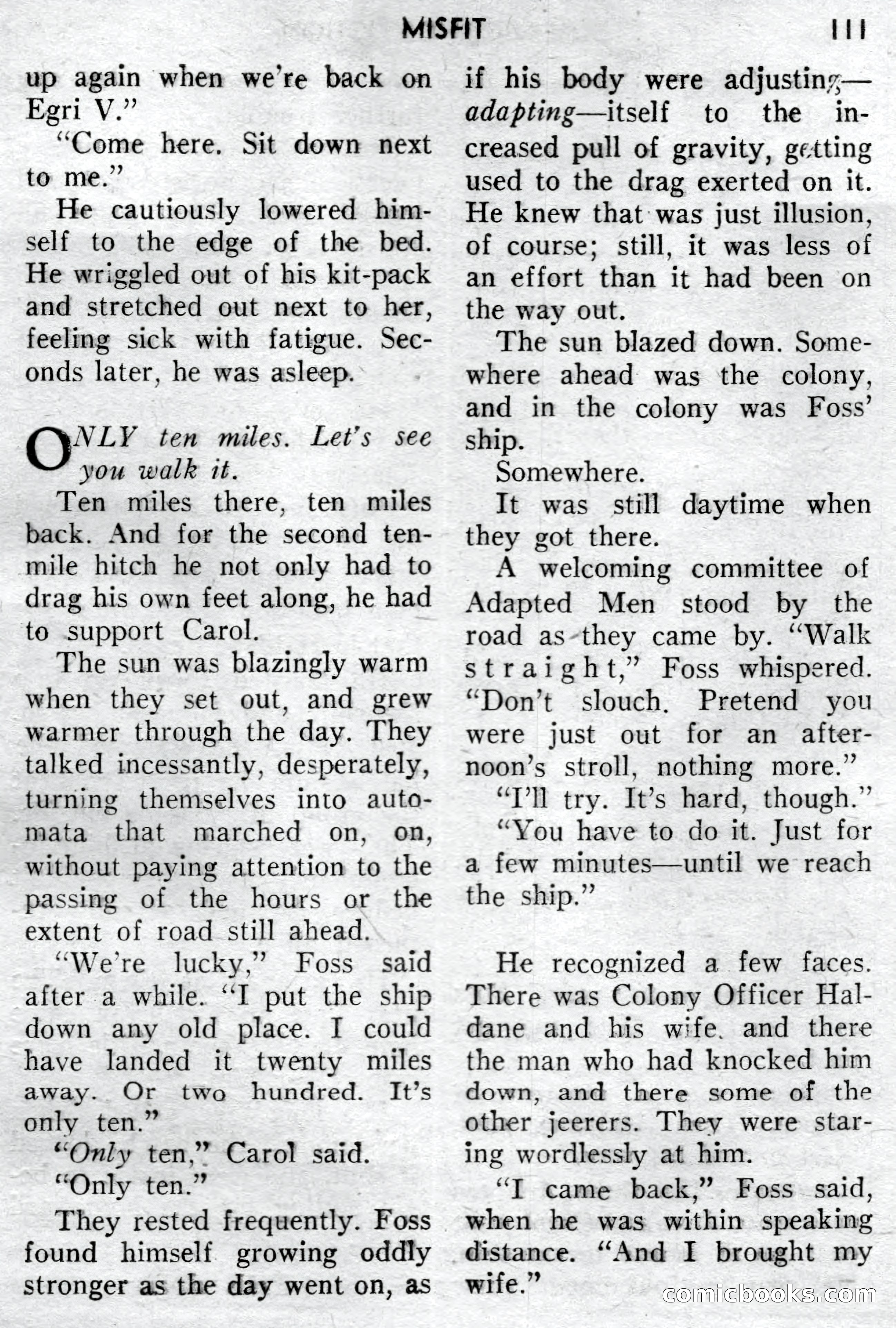 Super-Science Fiction, December 1957 — page 113 of 132