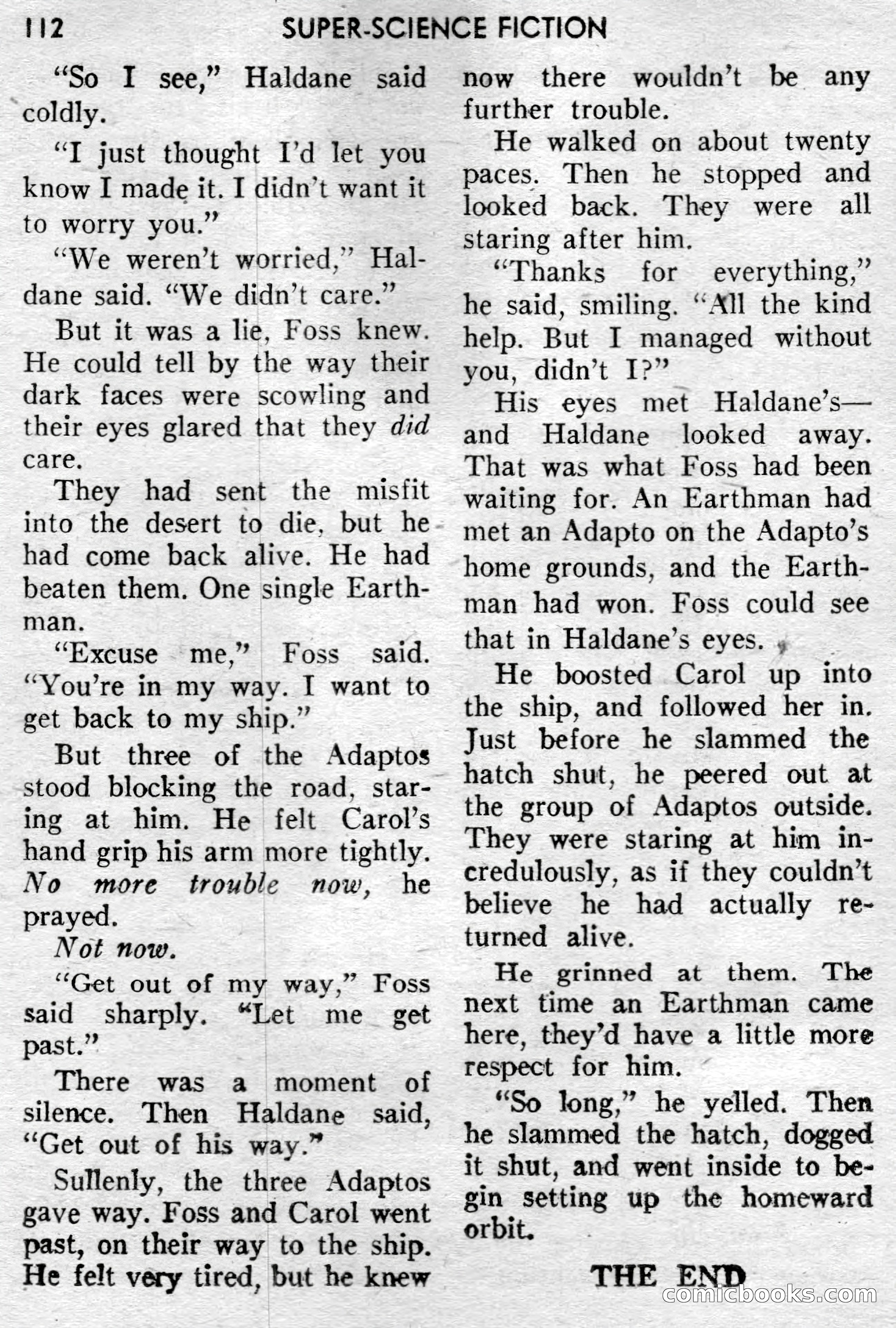 Super-Science Fiction, December 1957 — page 114 of 132
