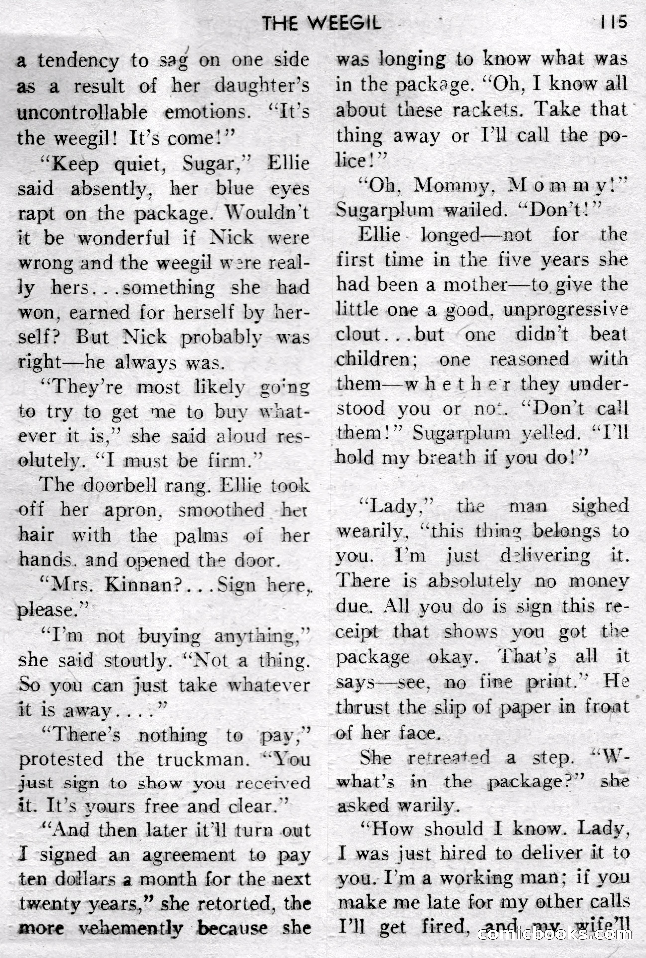 Super-Science Fiction, December 1957 — page 117 of 132