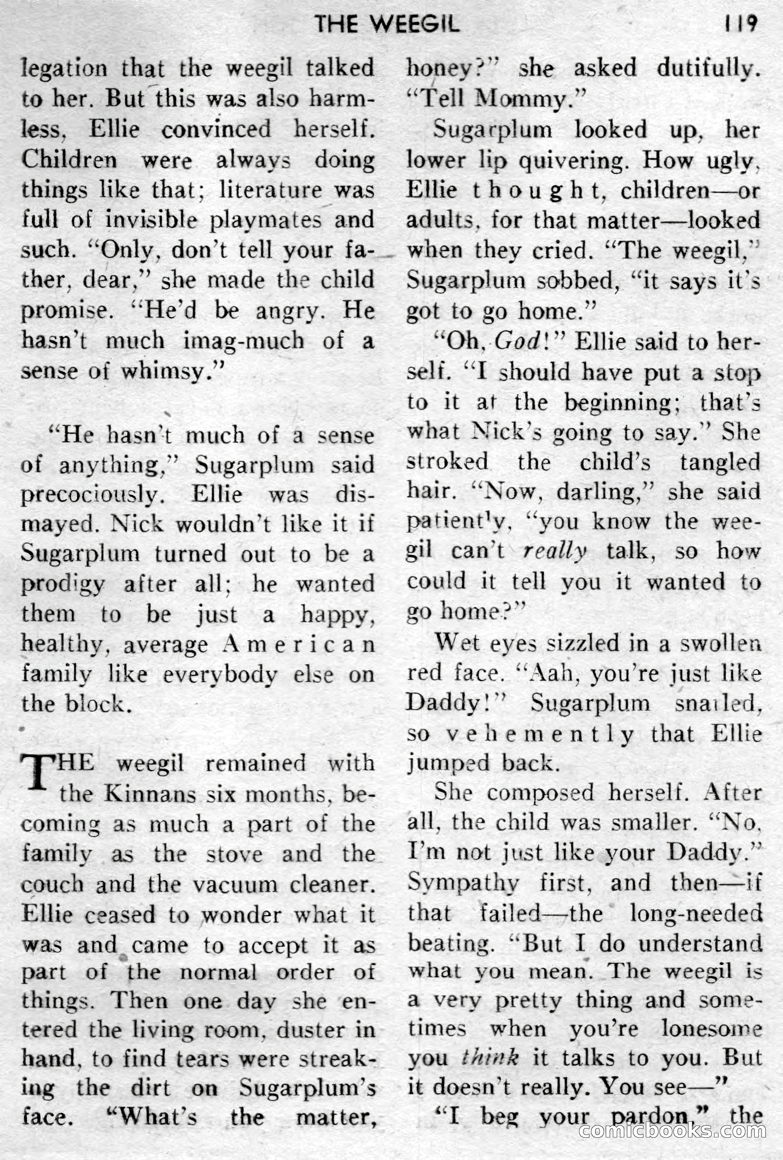 Super-Science Fiction, December 1957 — page 121 of 132