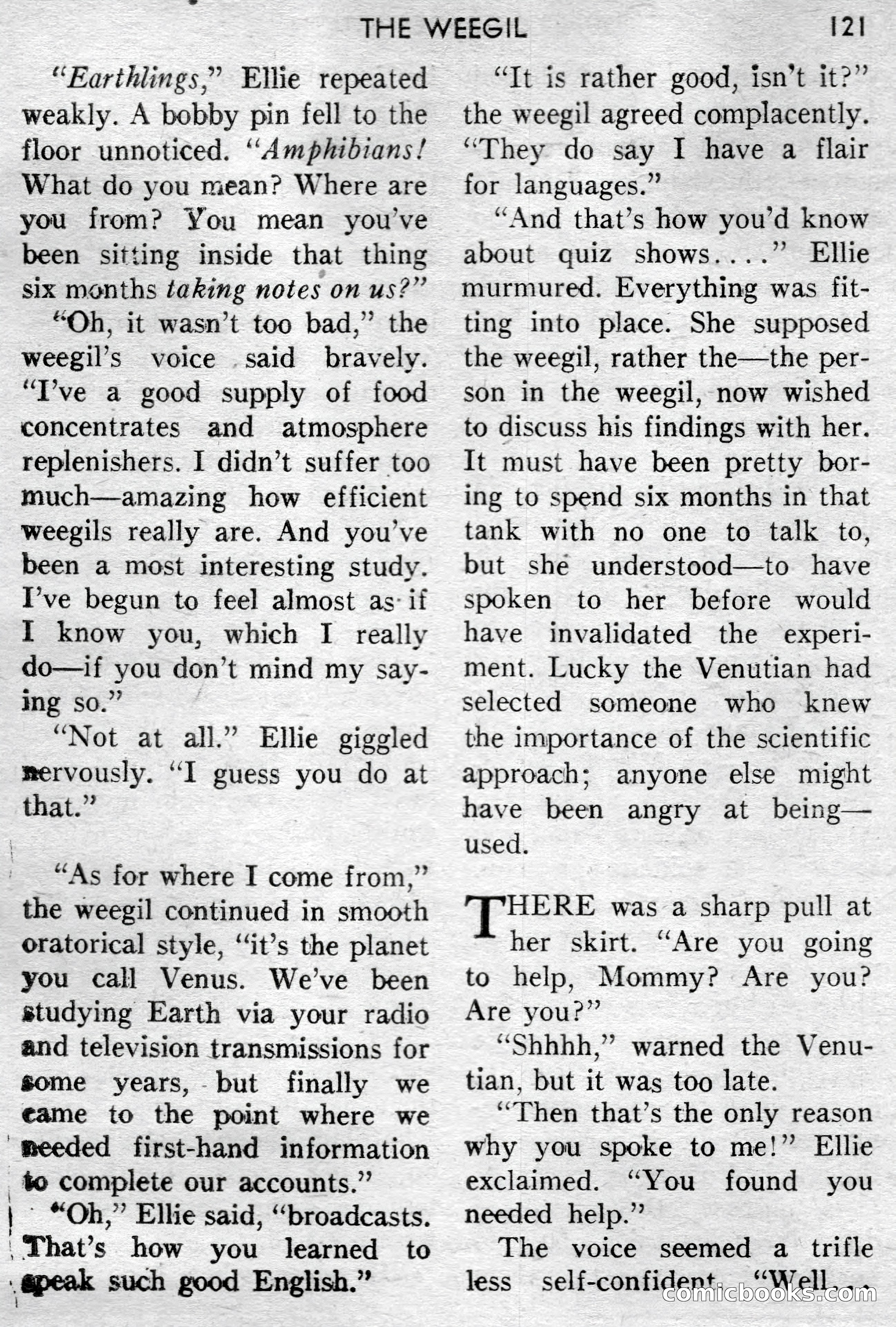 Super-Science Fiction, December 1957 — page 123 of 132
