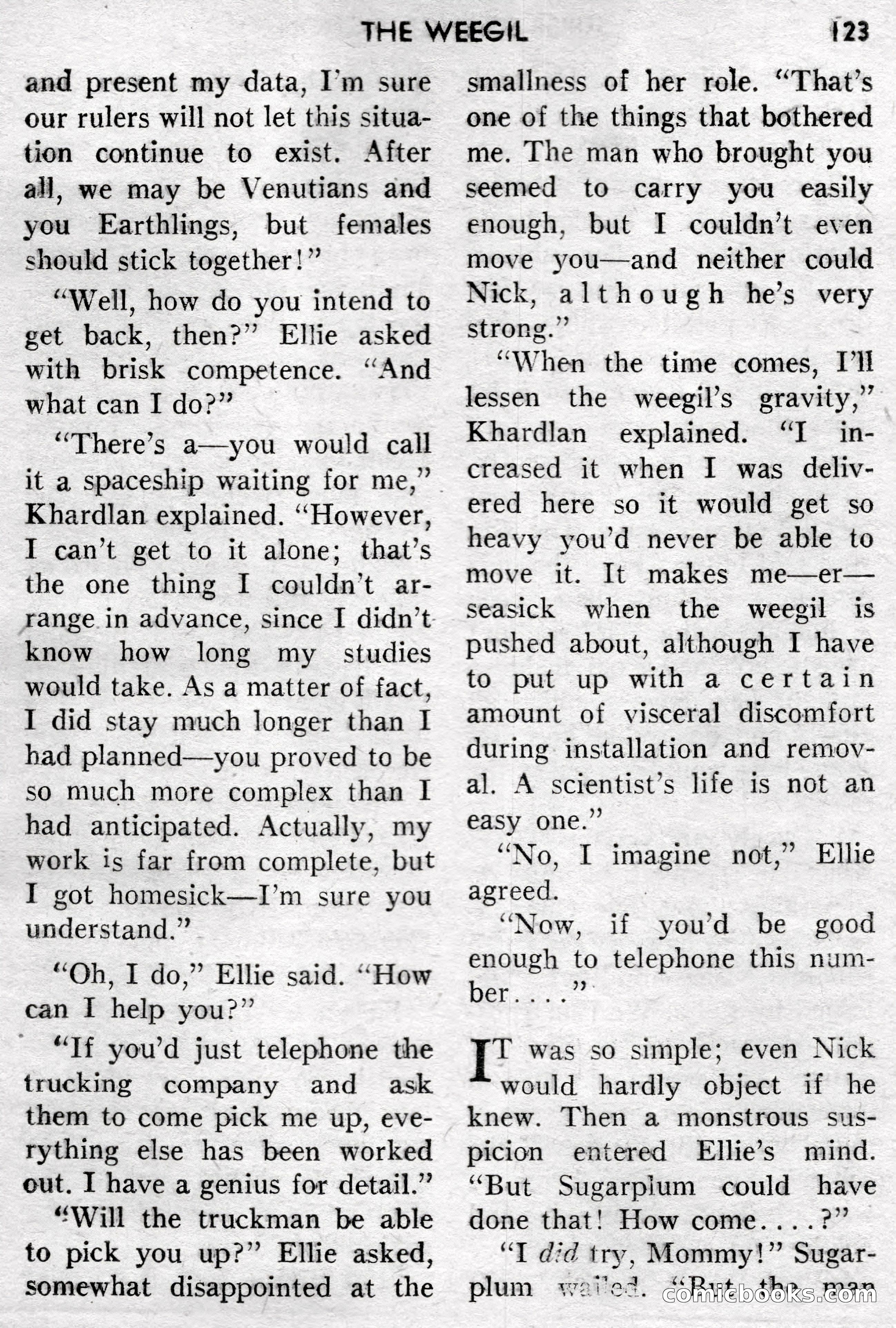 Super-Science Fiction, December 1957 — page 125 of 132