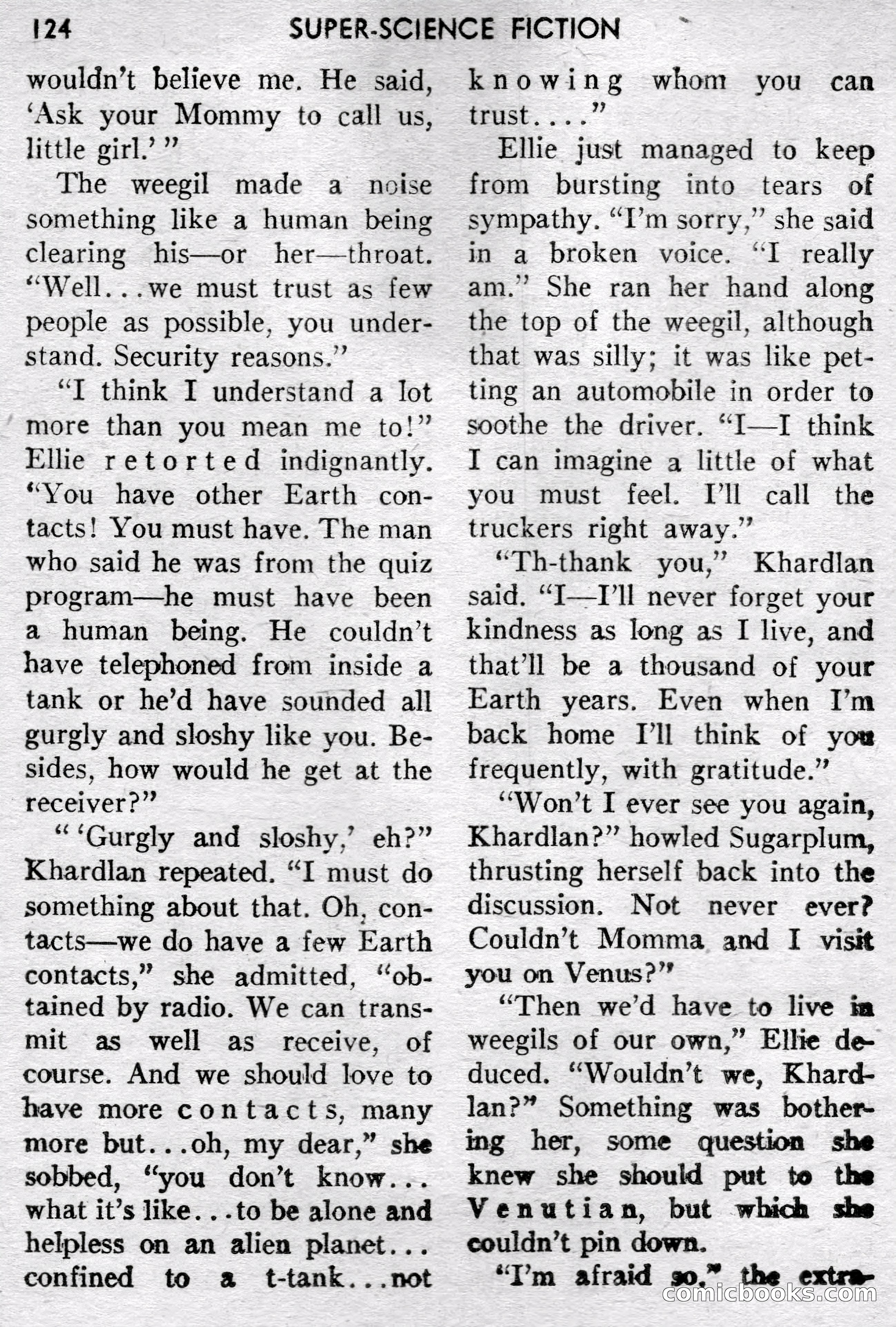 Super-Science Fiction, December 1957 — page 126 of 132
