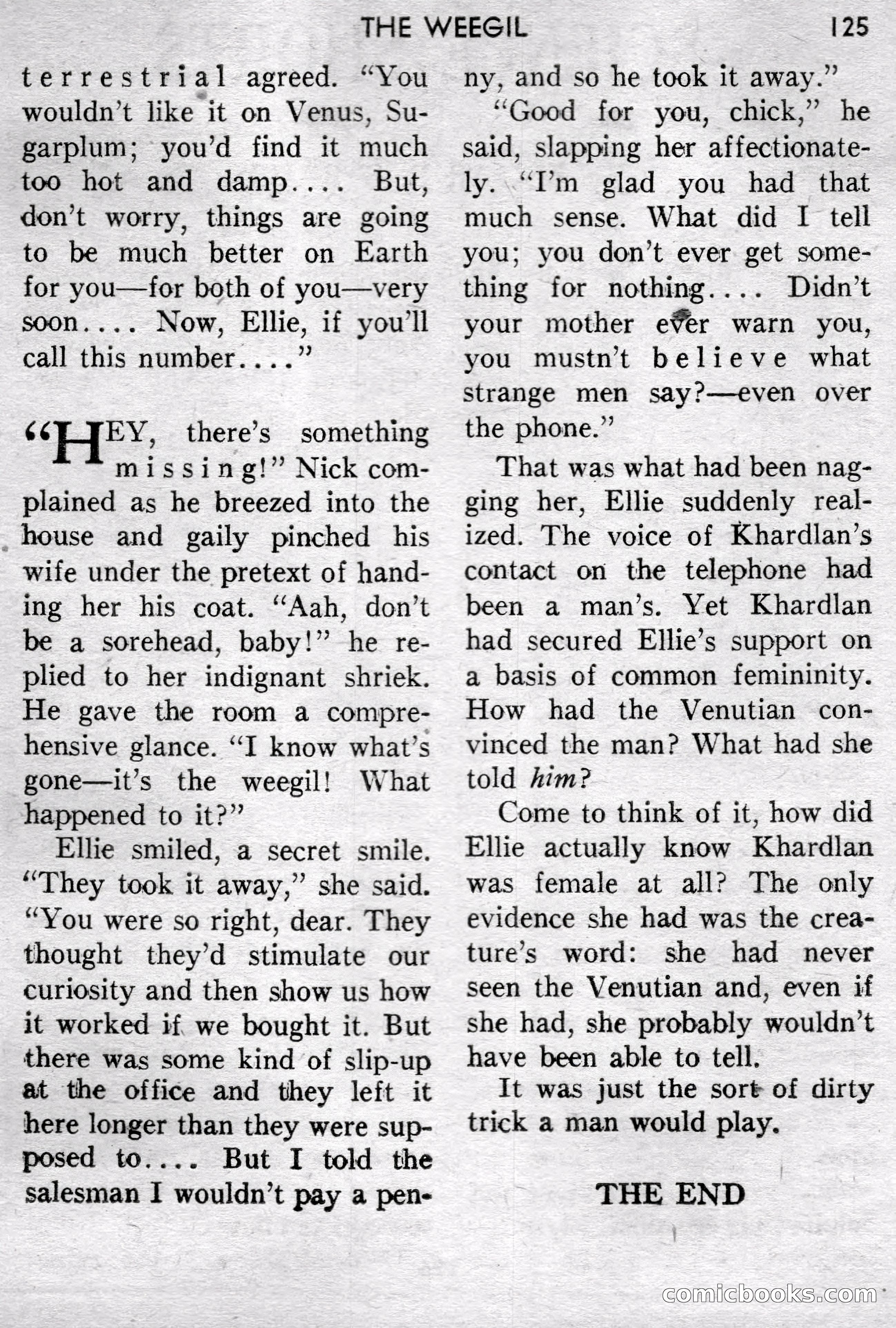 Super-Science Fiction, December 1957 — page 127 of 132