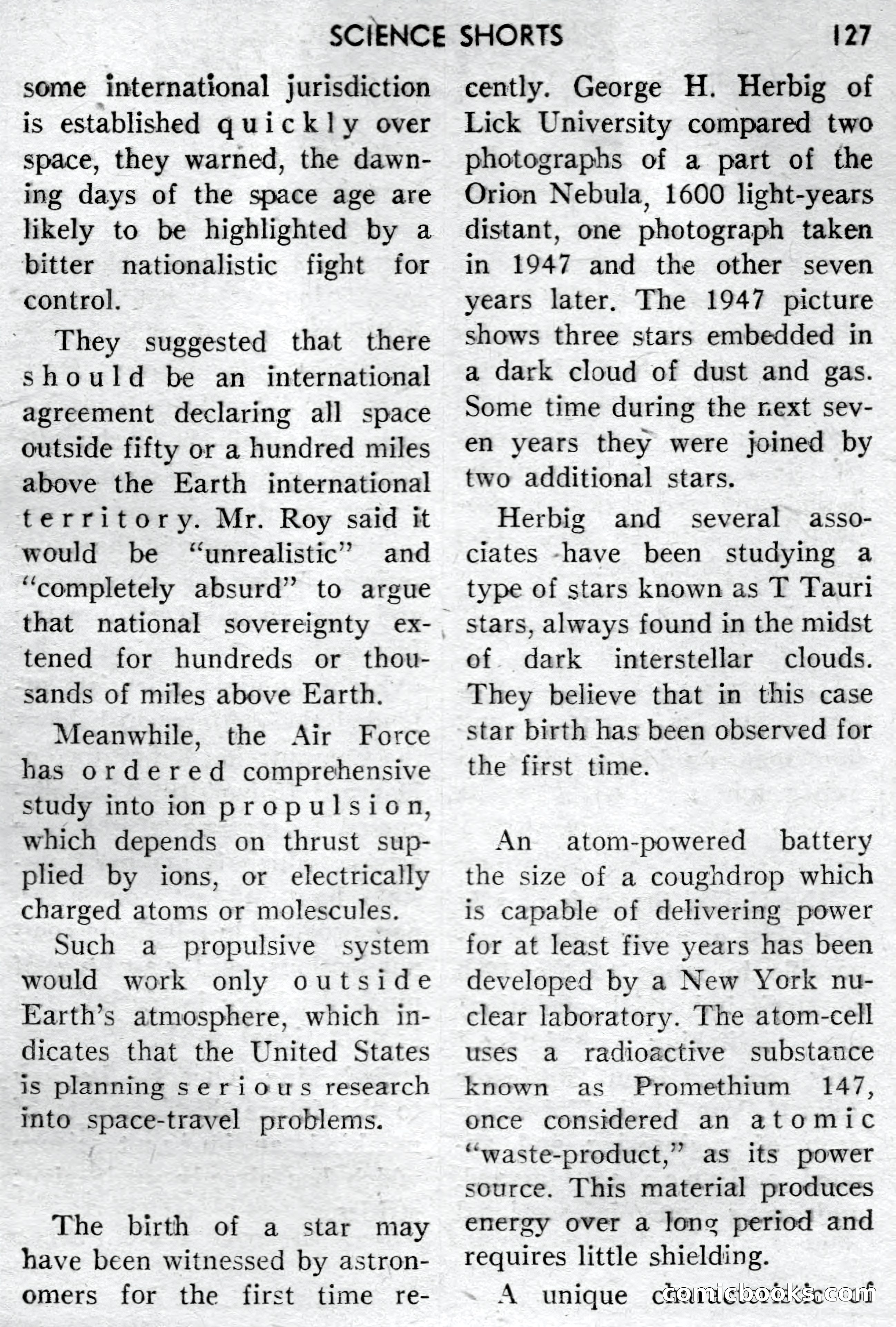 Super-Science Fiction, December 1957 — page 129 of 132