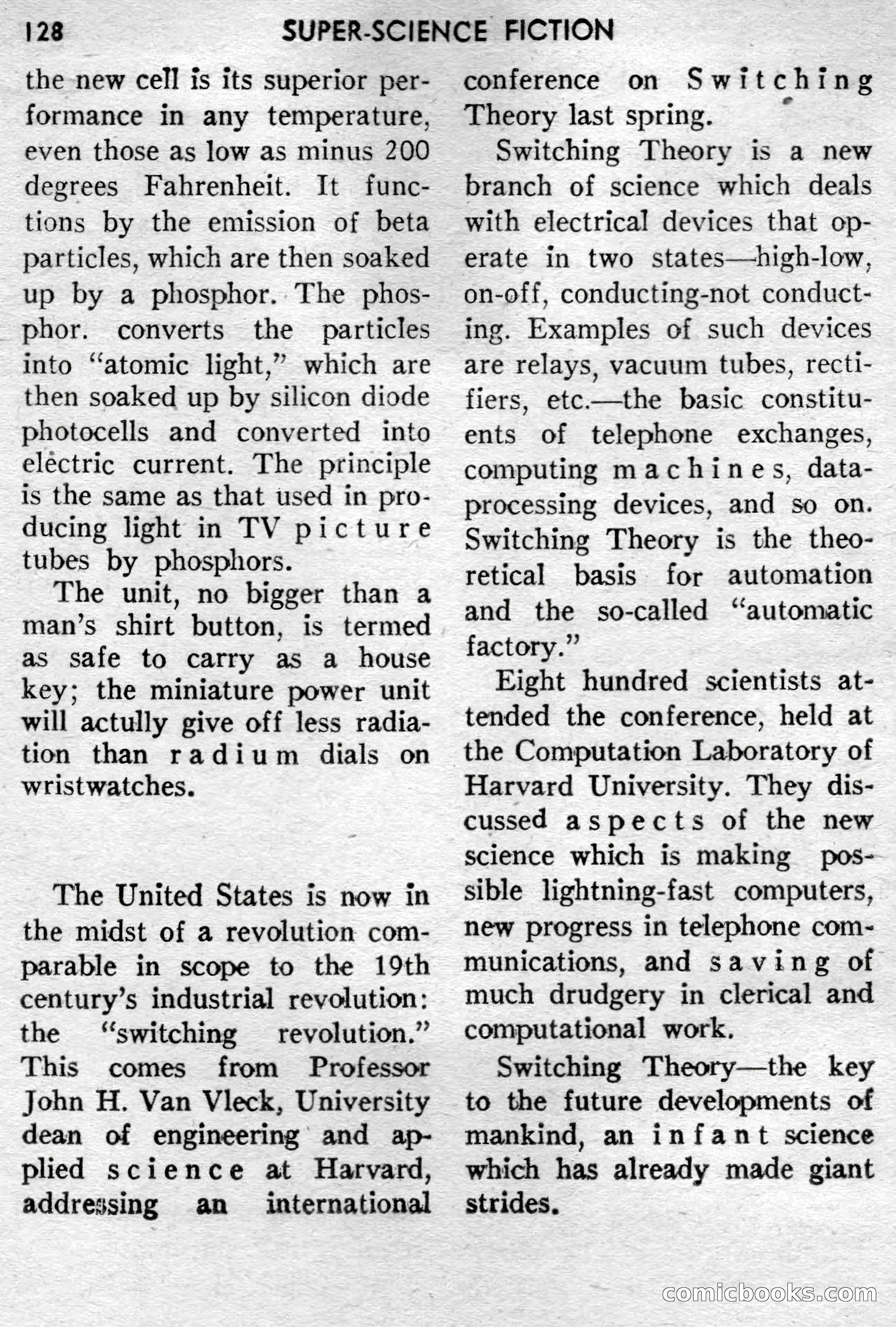 Super-Science Fiction, December 1957 — page 130 of 132