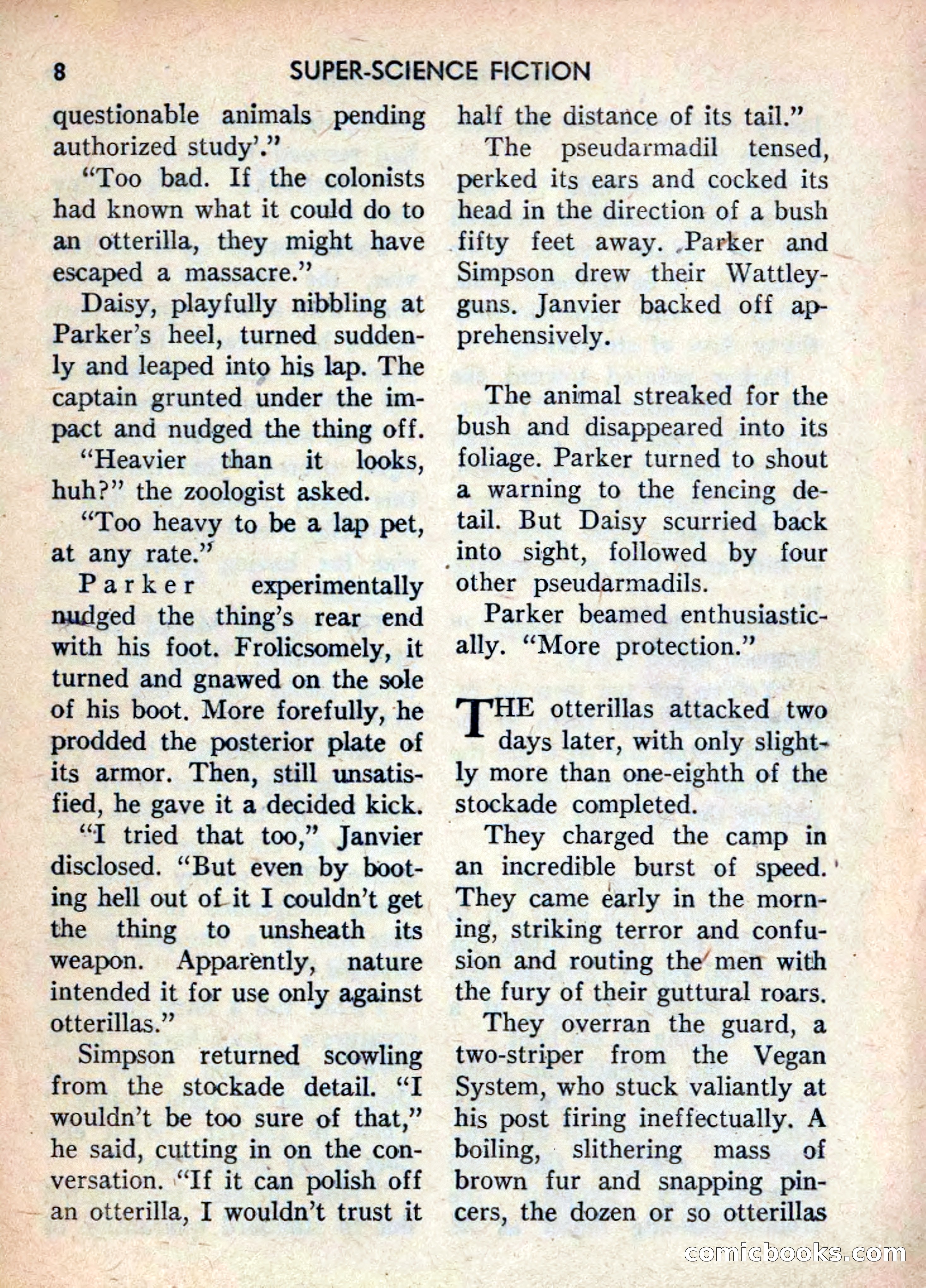 Super Science Fiction, June 1958 — page 10 of 132