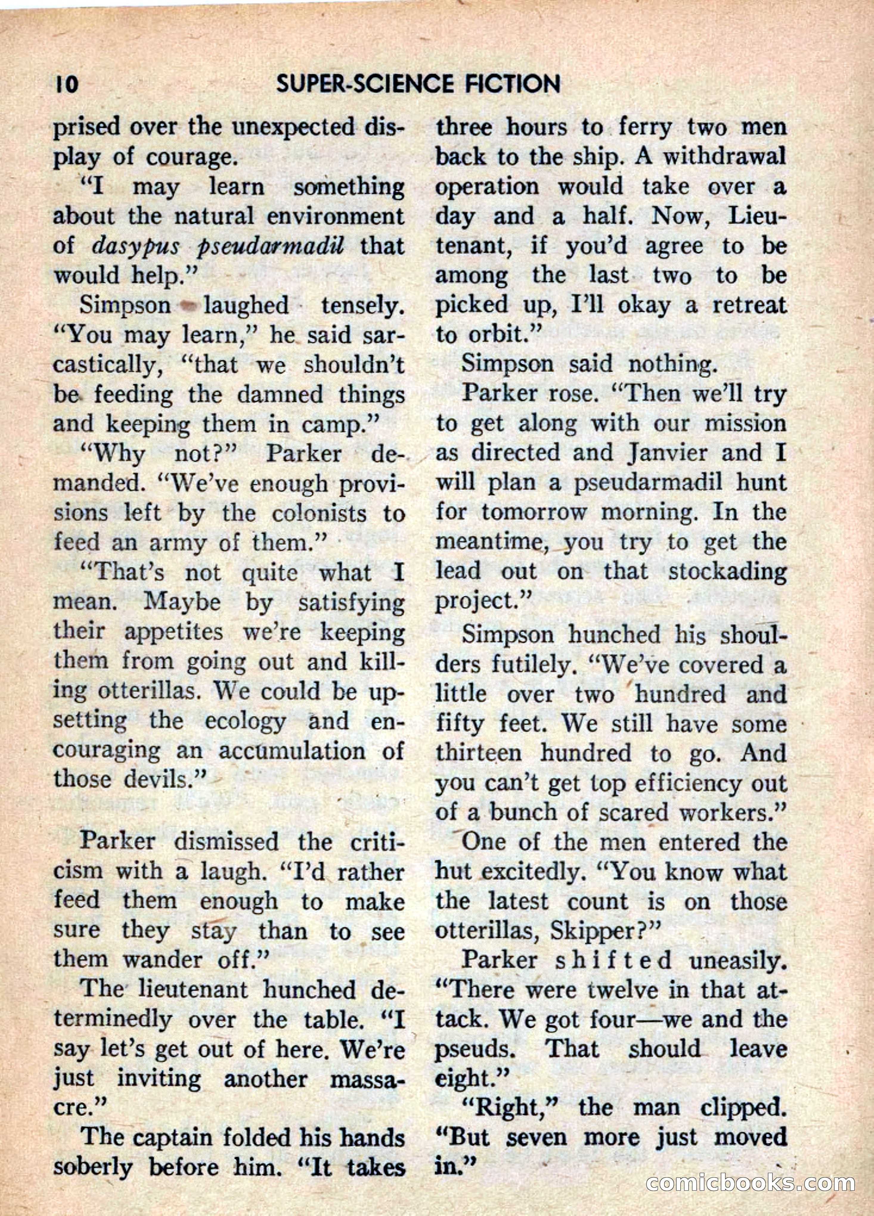 Super Science Fiction, June 1958 — page 12 of 132