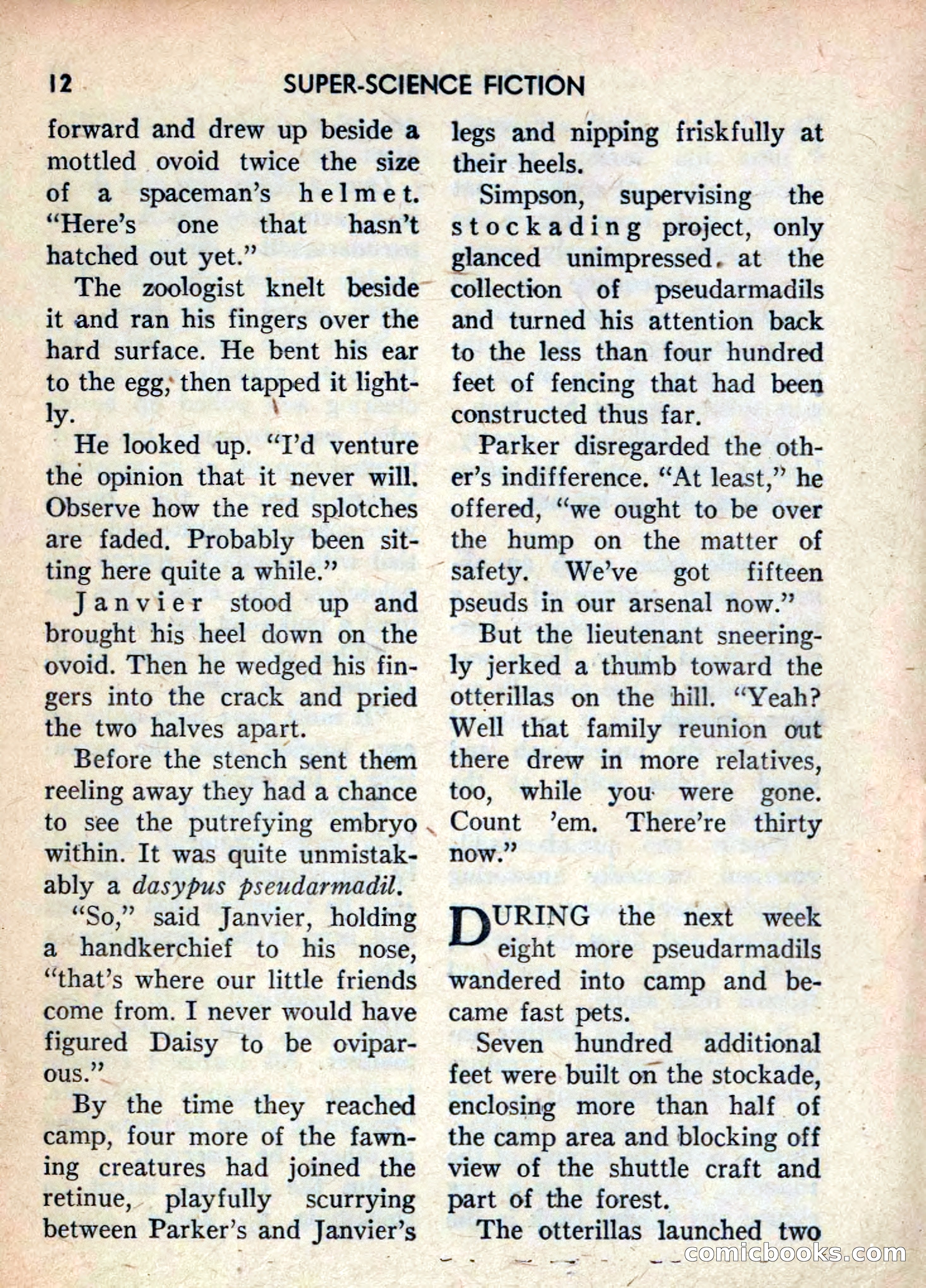 Super Science Fiction, June 1958 — page 14 of 132