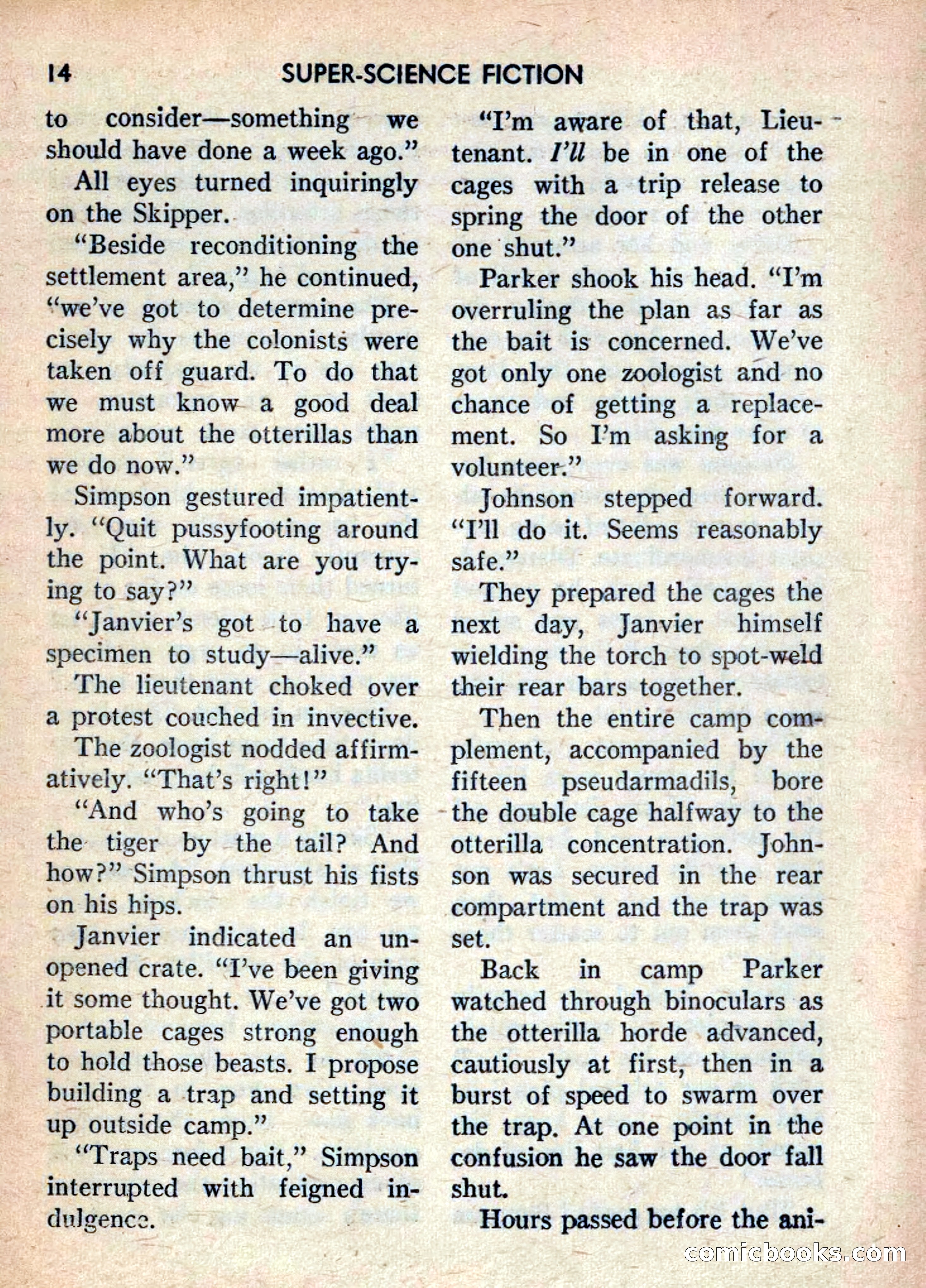 Super Science Fiction, June 1958 — page 16 of 132