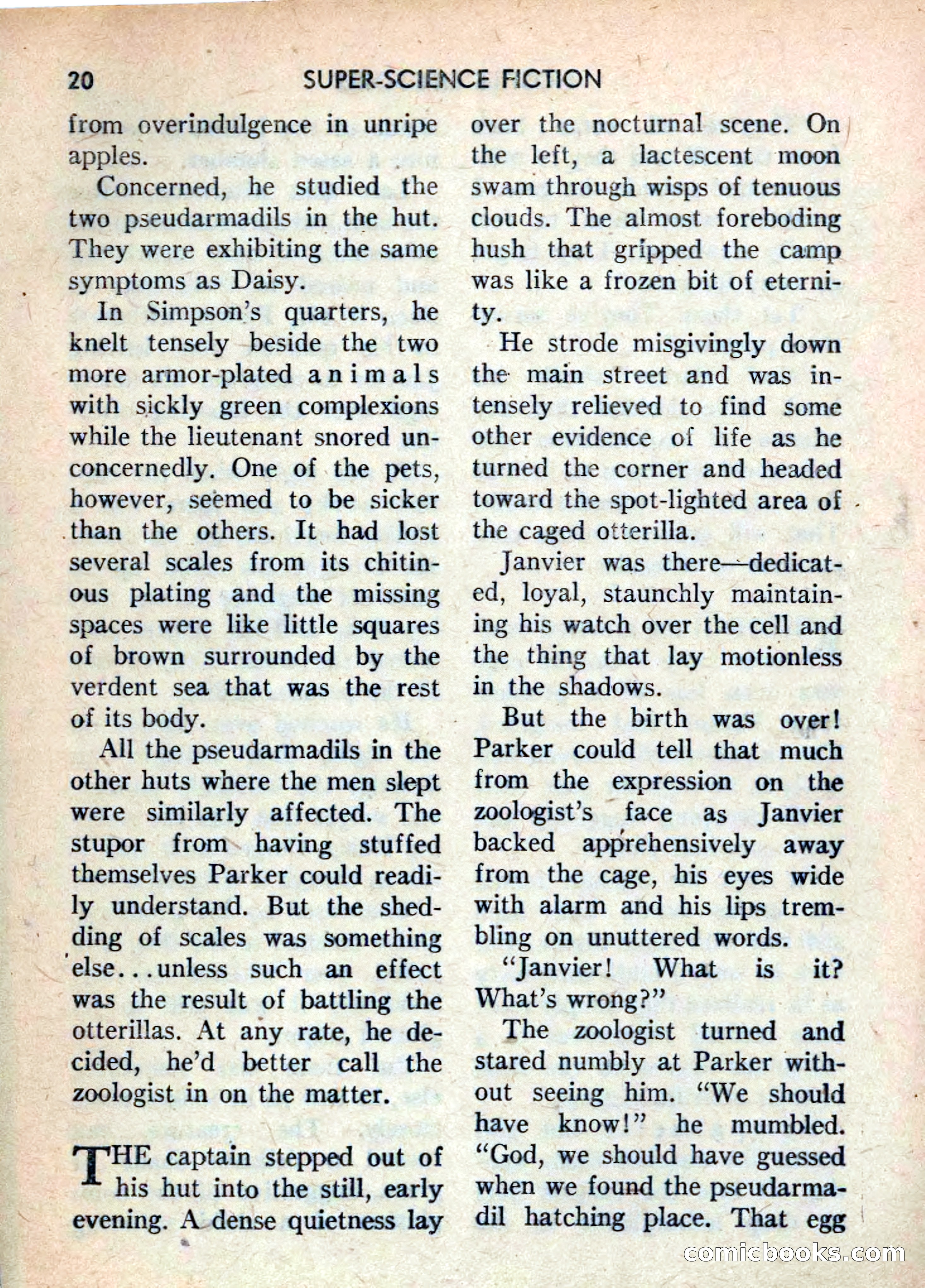 Super Science Fiction, June 1958 — page 22 of 132