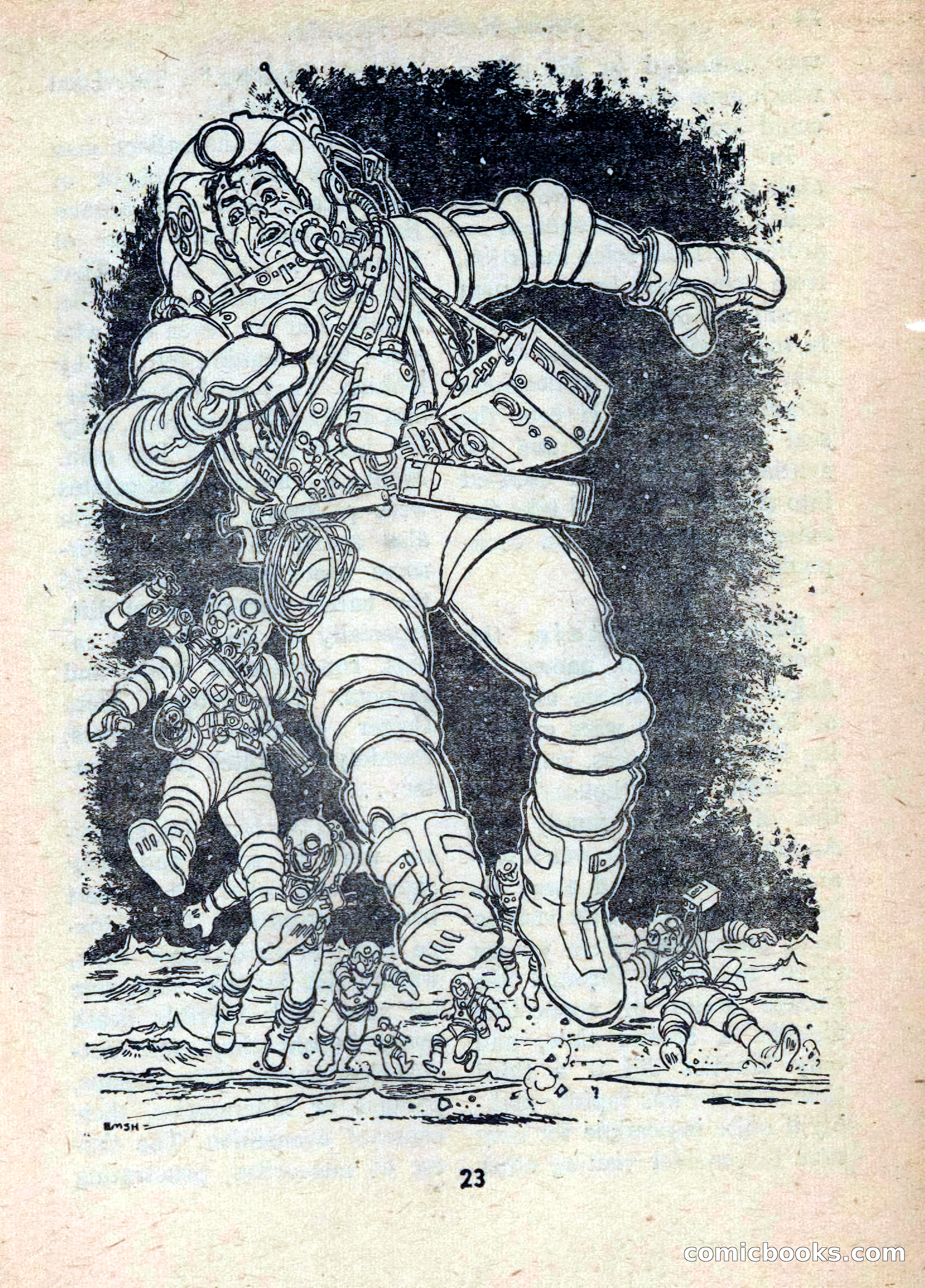Super Science Fiction, June 1958 — page 25 of 132