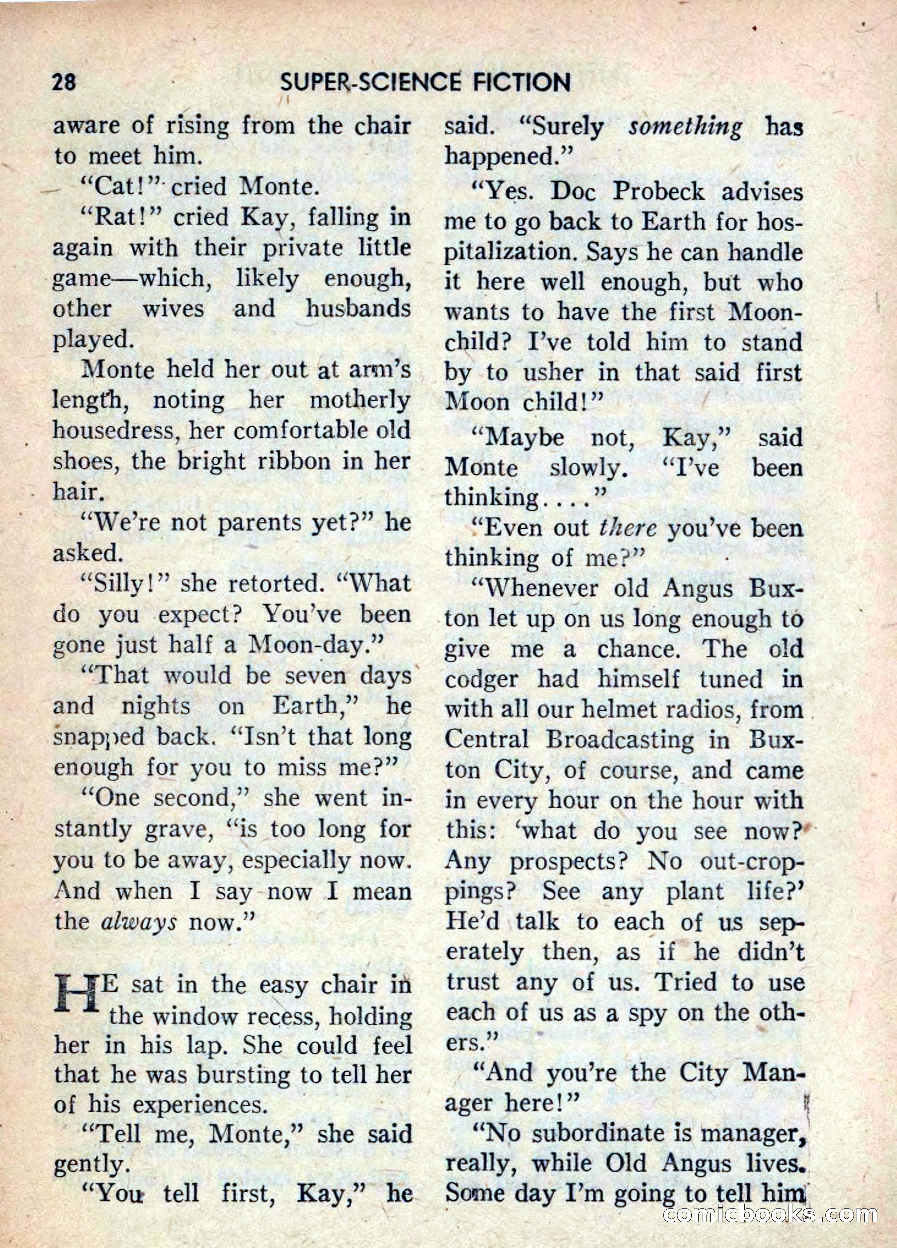 Super Science Fiction, June 1958 — page 30 of 132