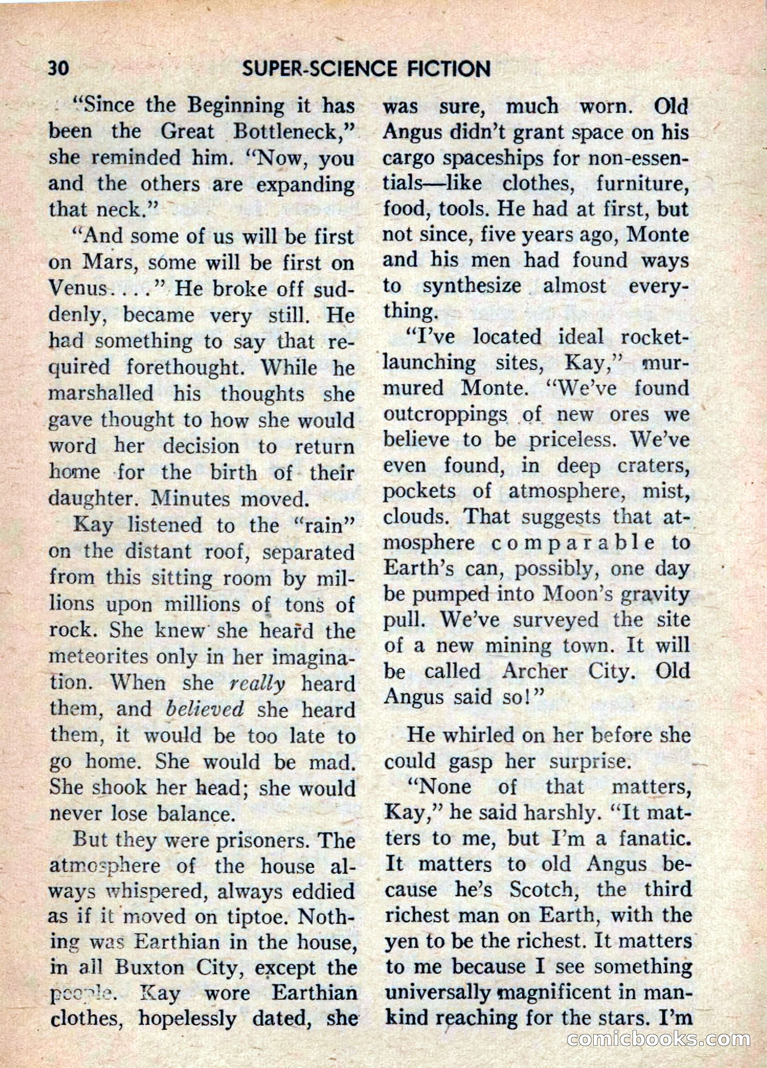 Super Science Fiction, June 1958 — page 32 of 132