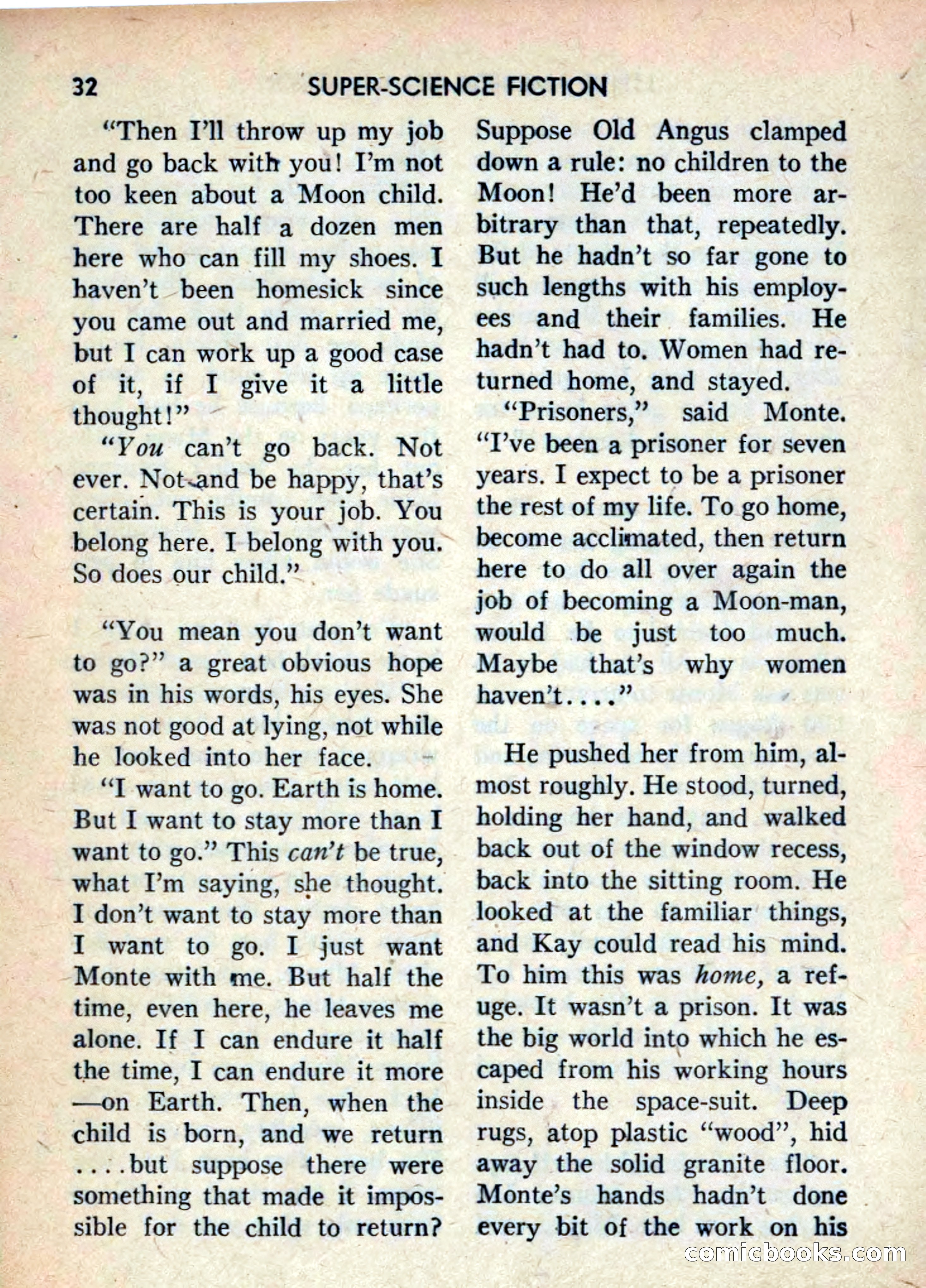 Super Science Fiction, June 1958 — page 34 of 132