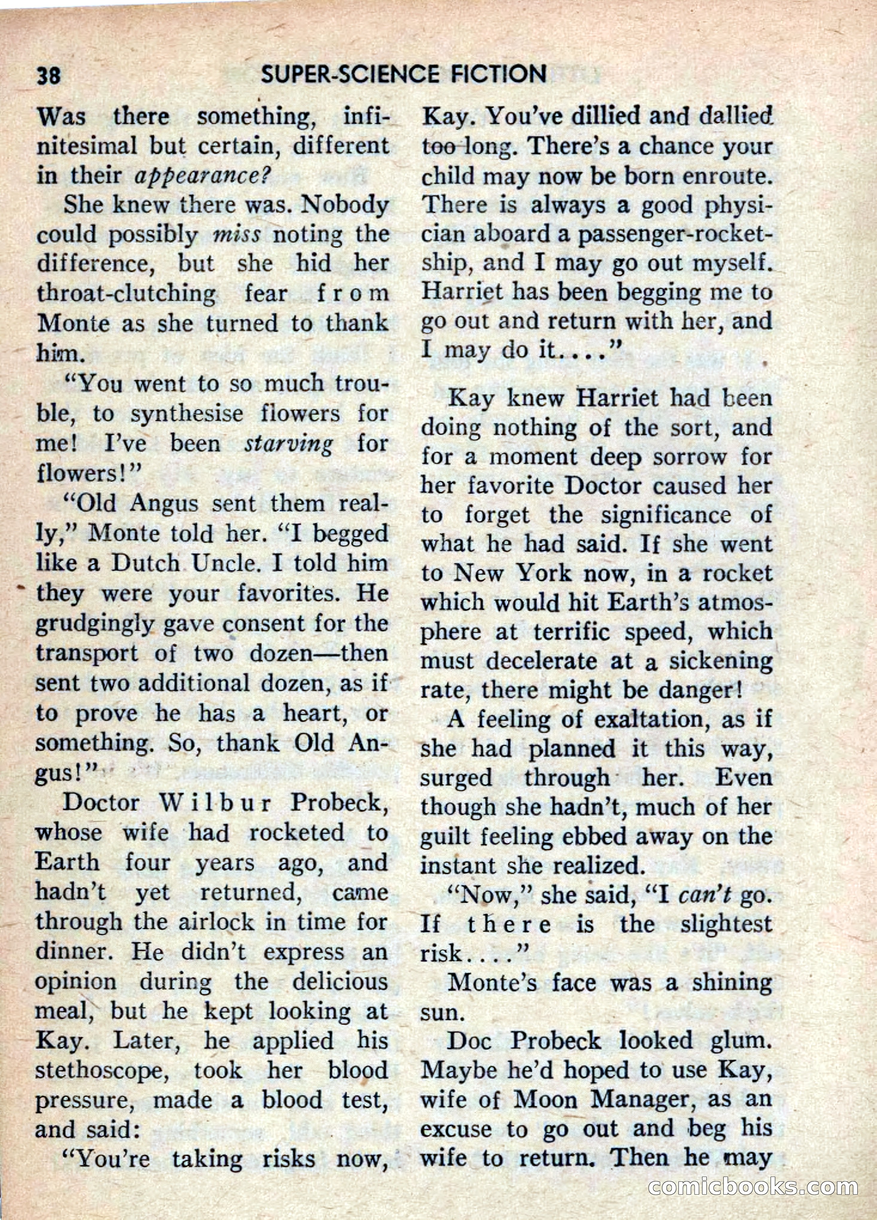 Super Science Fiction, June 1958 — page 40 of 132