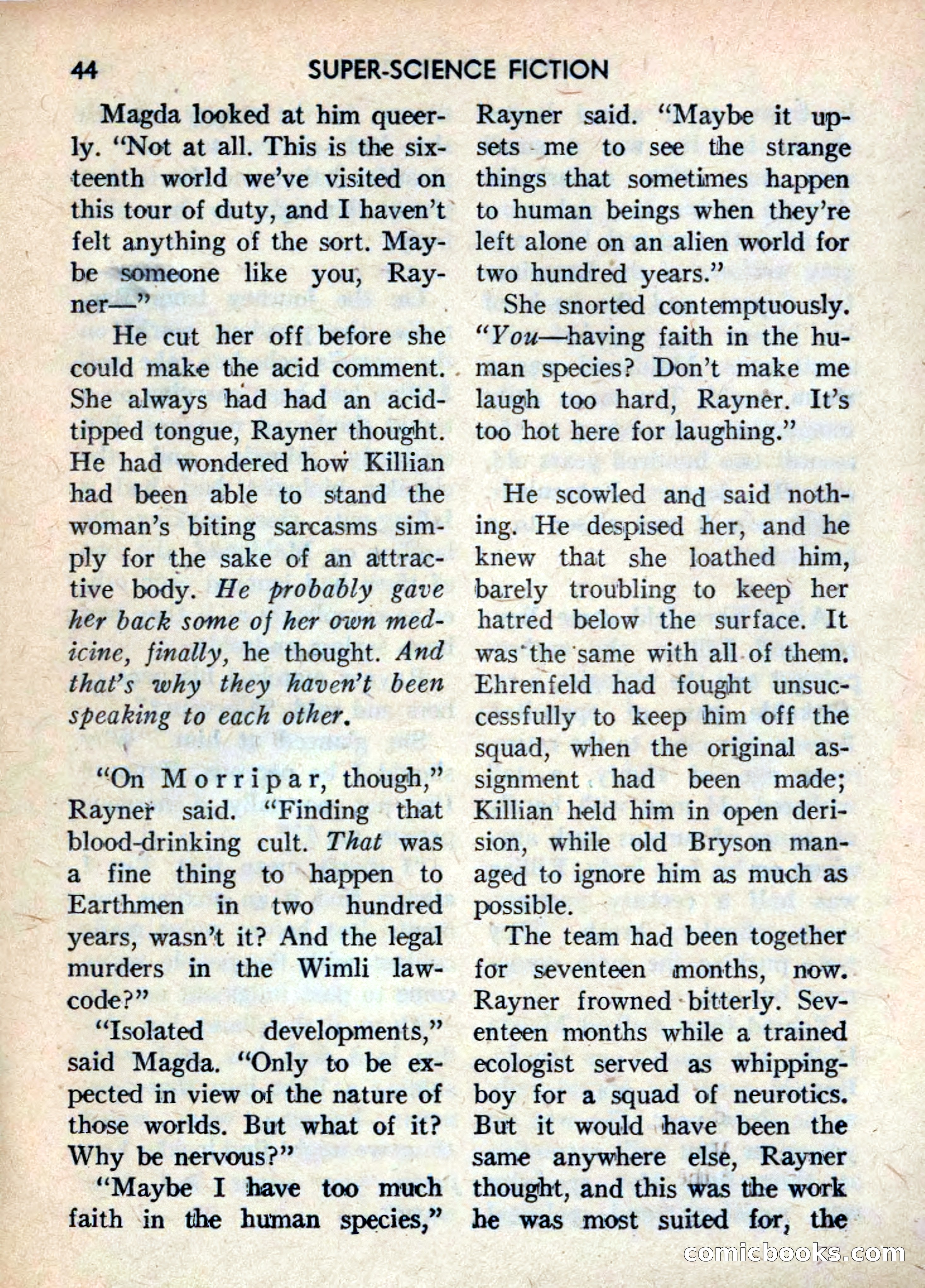 Super Science Fiction, June 1958 — page 46 of 132