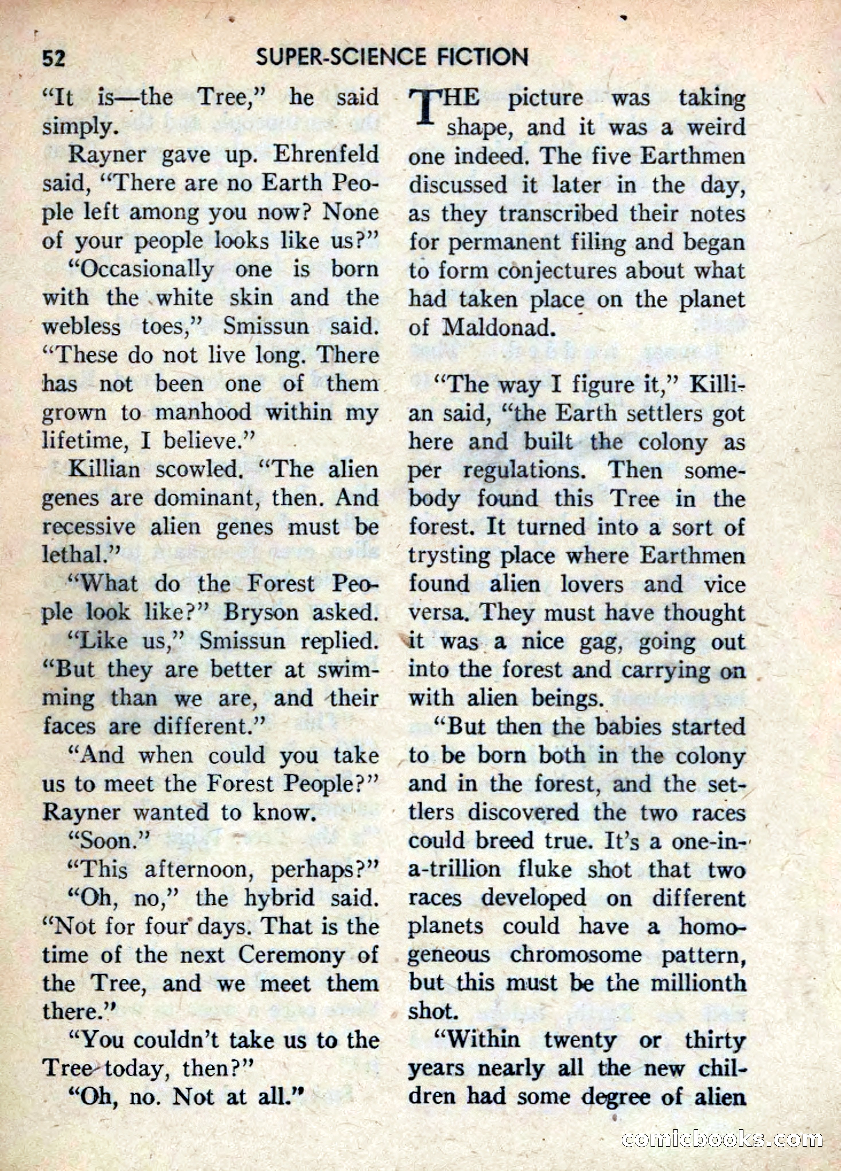 Super Science Fiction, June 1958 — page 54 of 132
