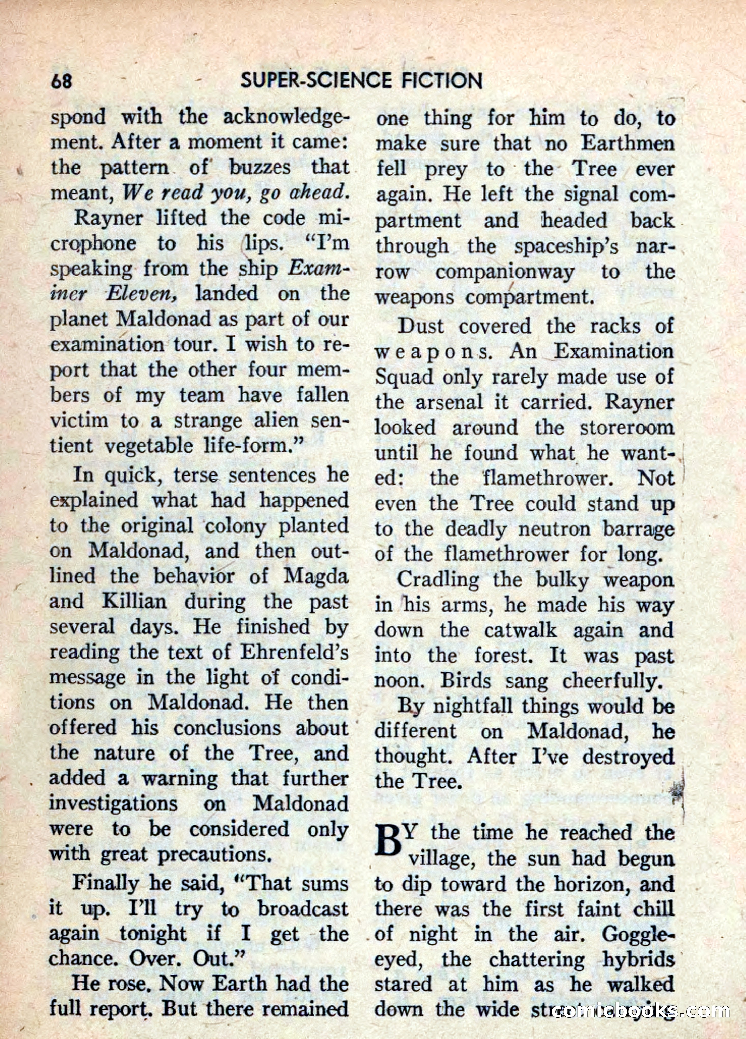 Super Science Fiction, June 1958 — page 70 of 132