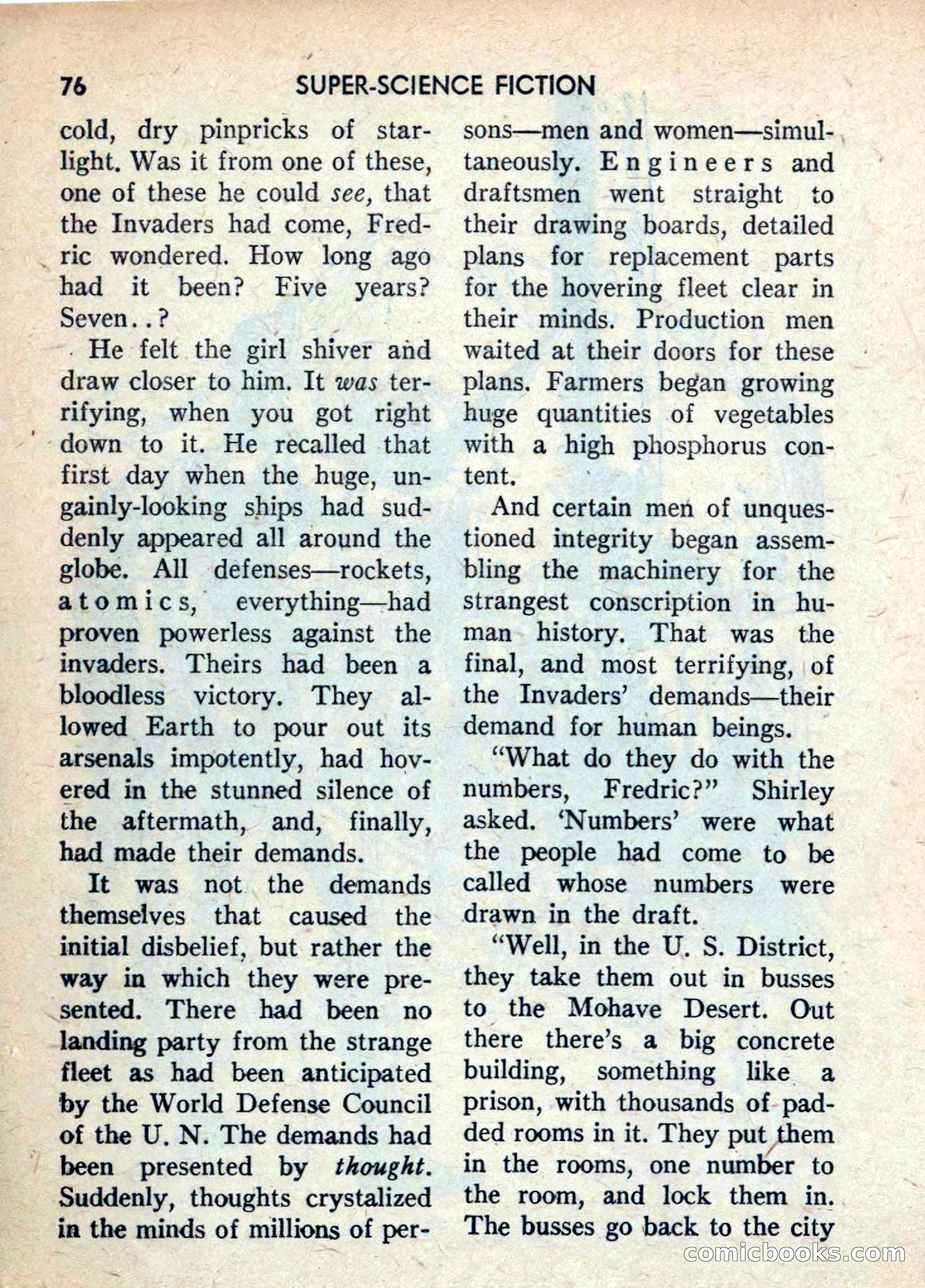 Super Science Fiction, June 1958 — page 78 of 132