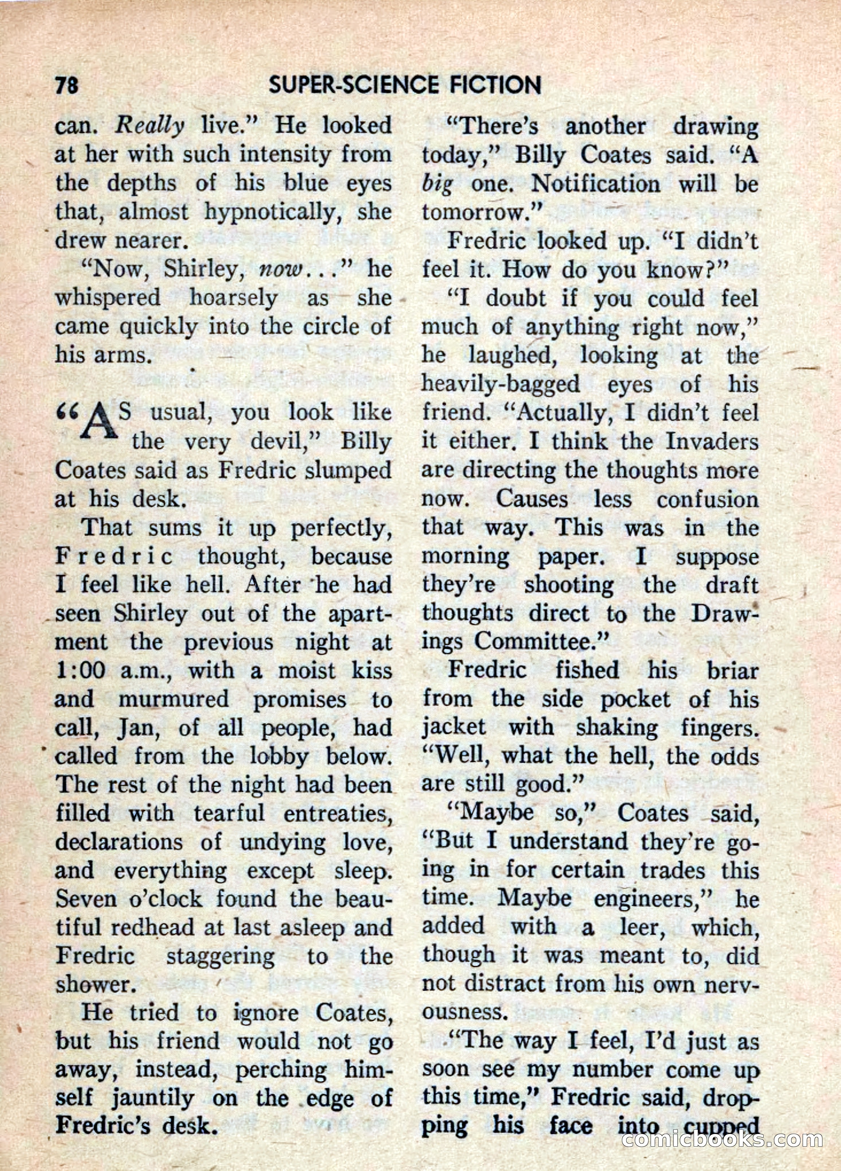 Super Science Fiction, June 1958 — page 80 of 132