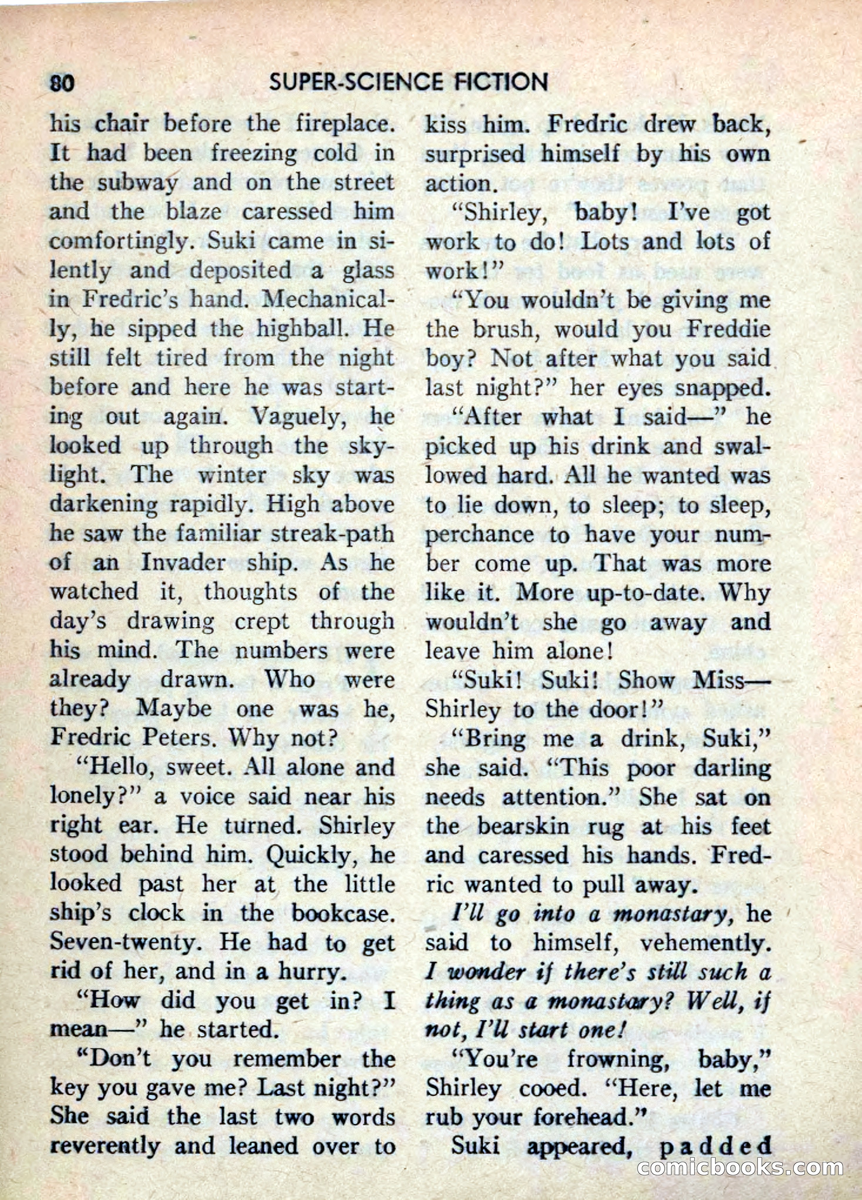 Super Science Fiction, June 1958 — page 82 of 132