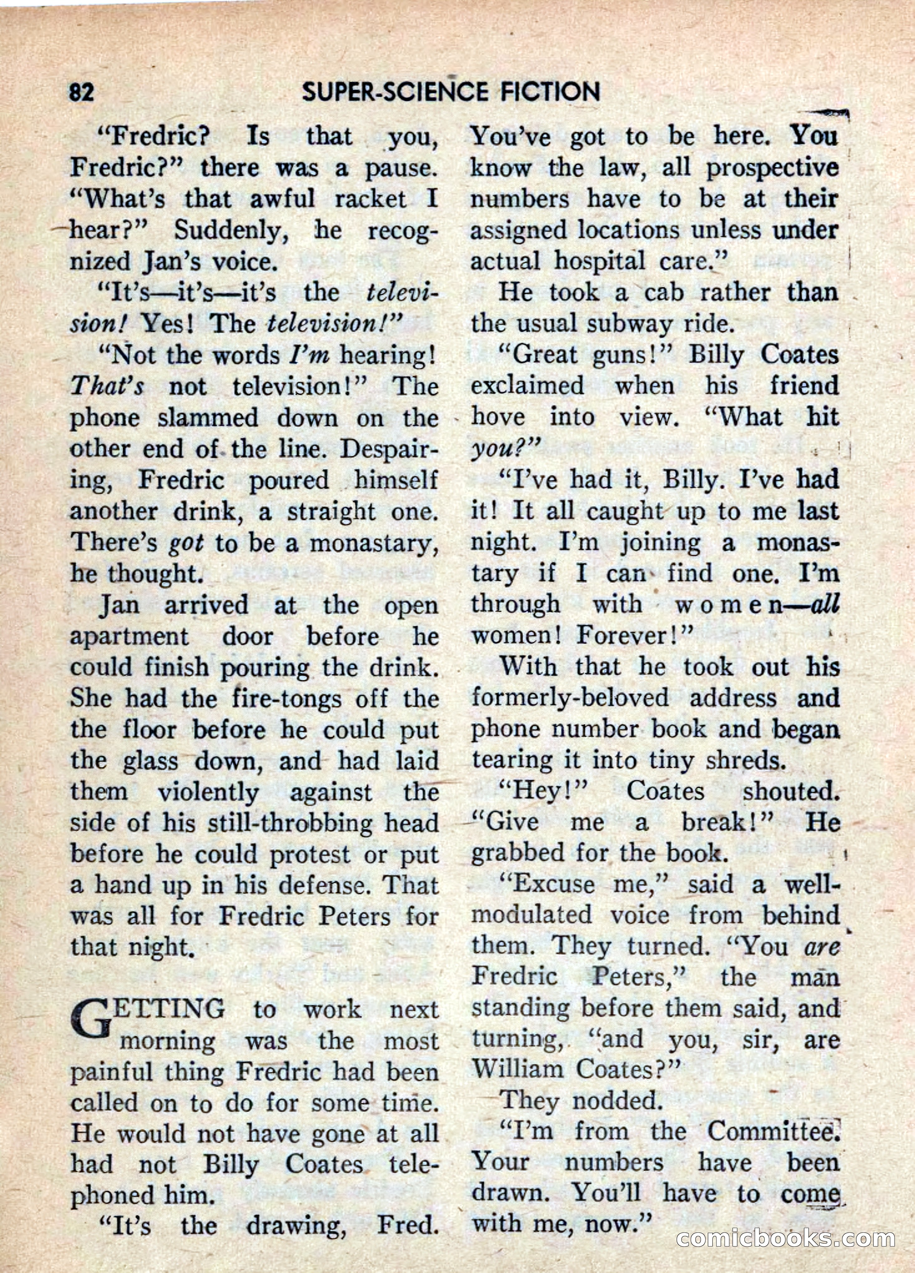 Super Science Fiction, June 1958 — page 84 of 132