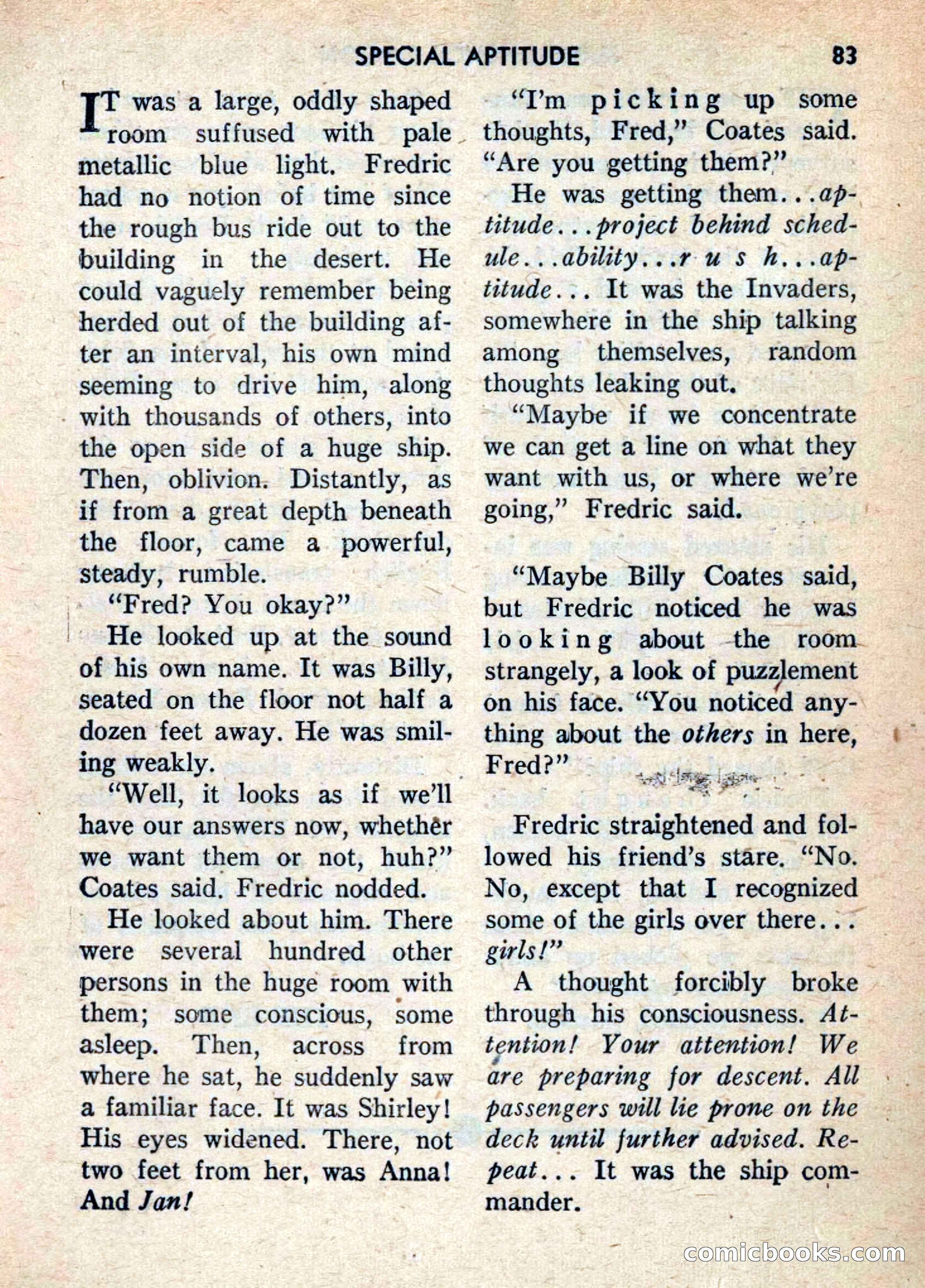 Super Science Fiction, June 1958 — page 85 of 132