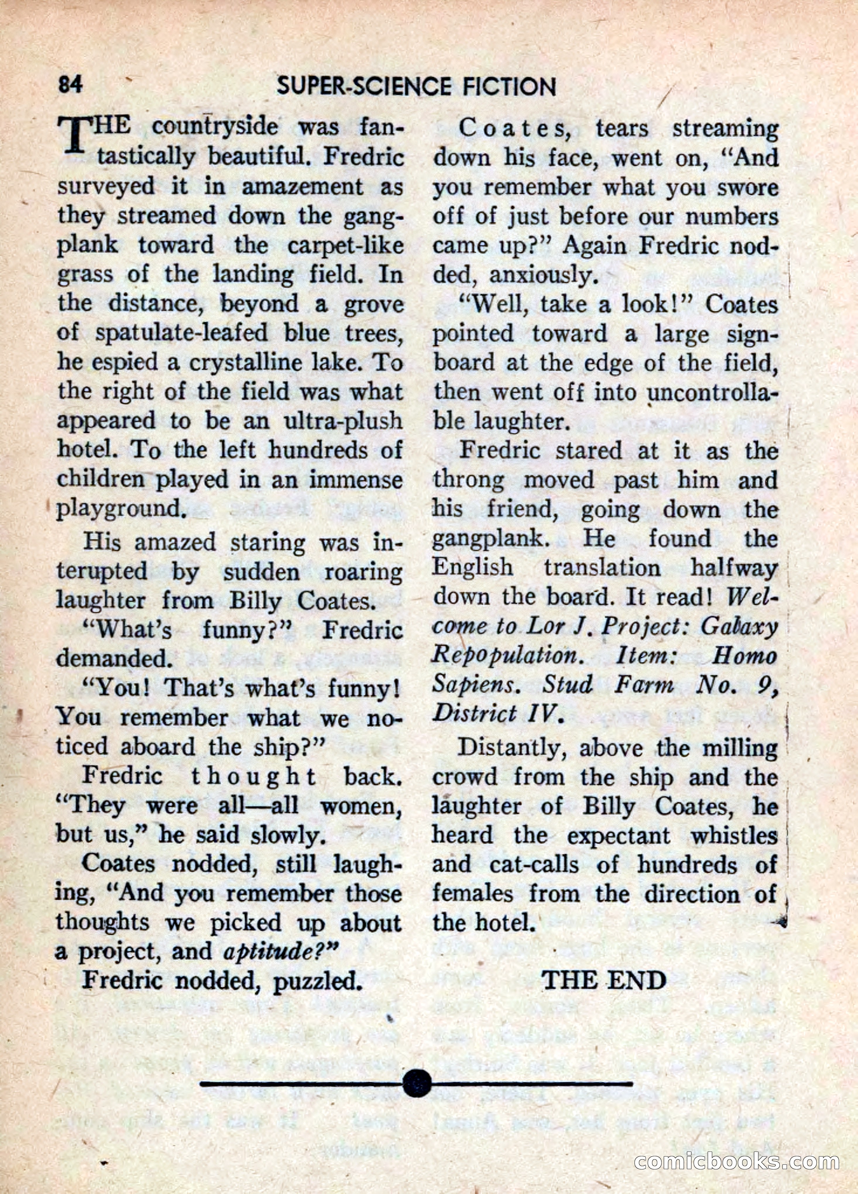 Super Science Fiction, June 1958 — page 86 of 132