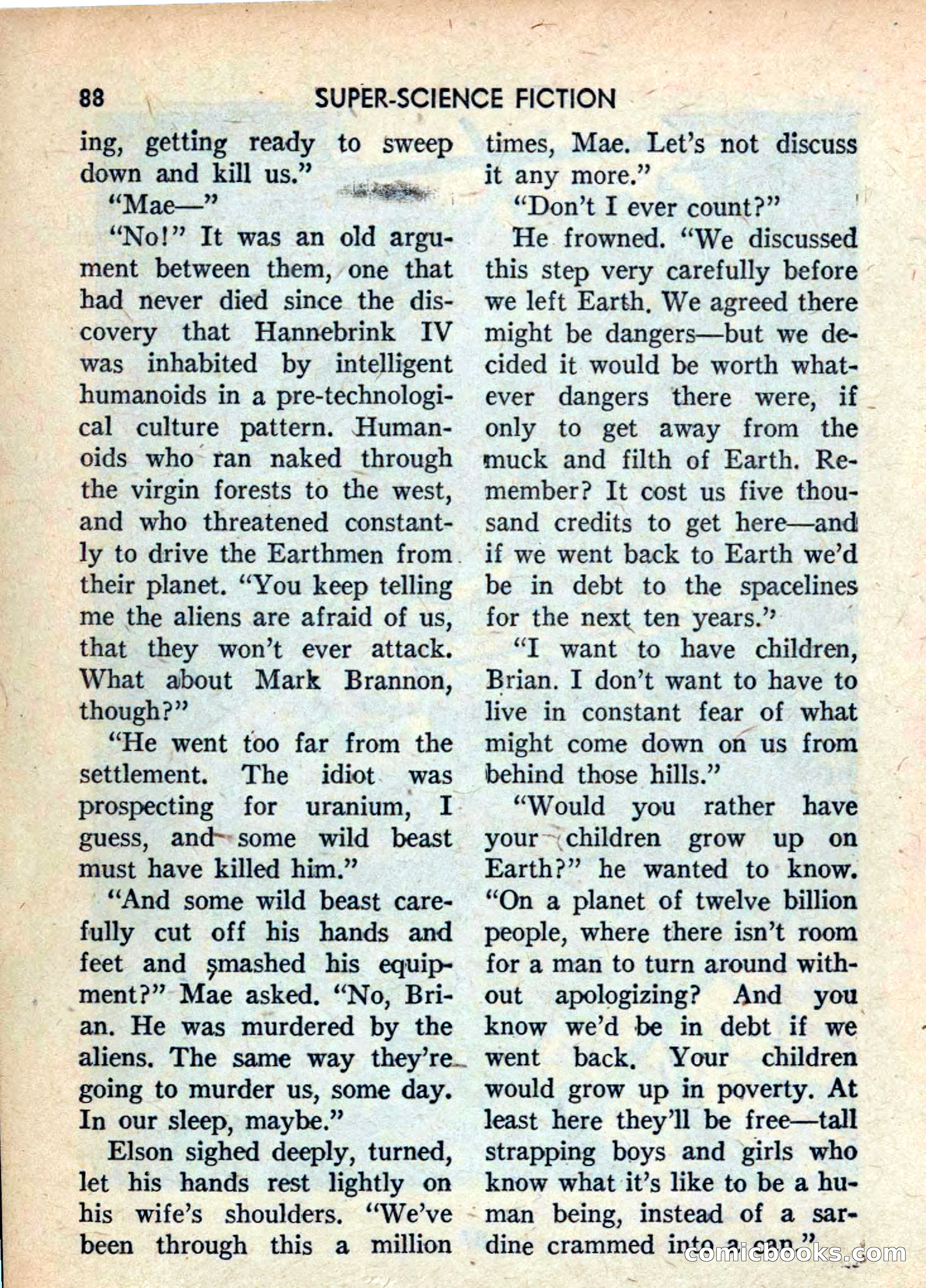 Super Science Fiction, June 1958 — page 90 of 132