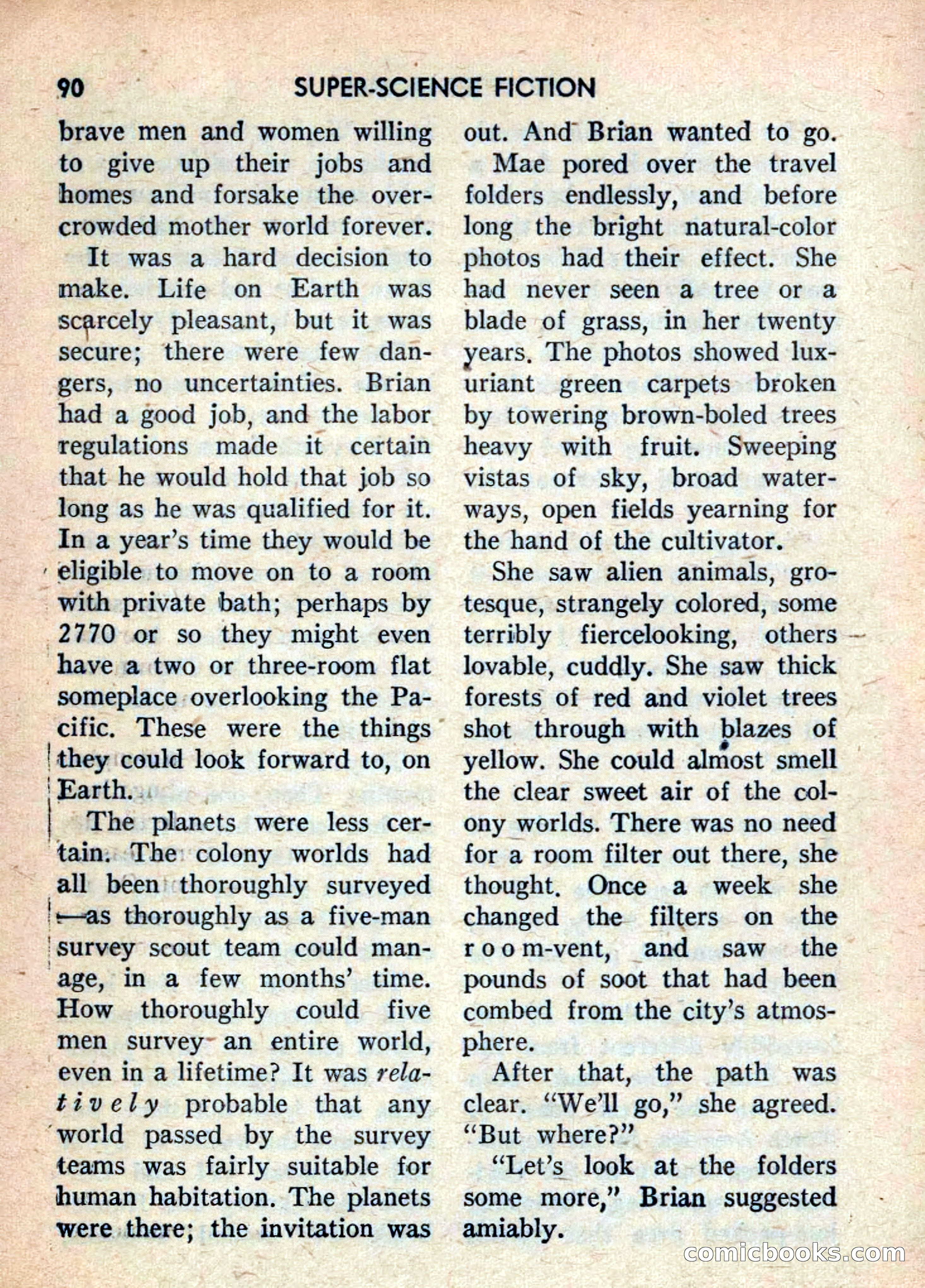 Super Science Fiction, June 1958 — page 92 of 132