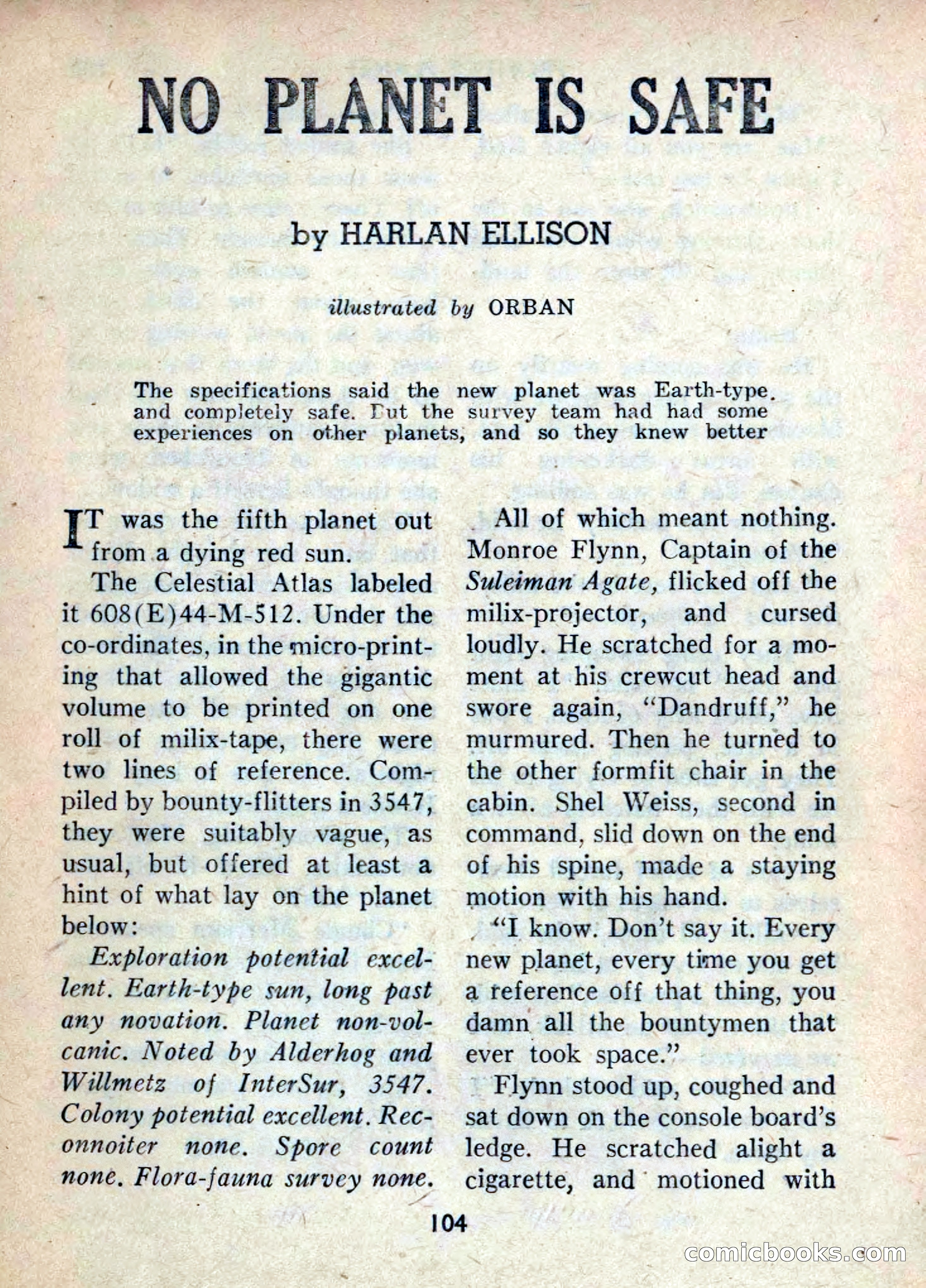 Super Science Fiction, June 1958 — page 106 of 132