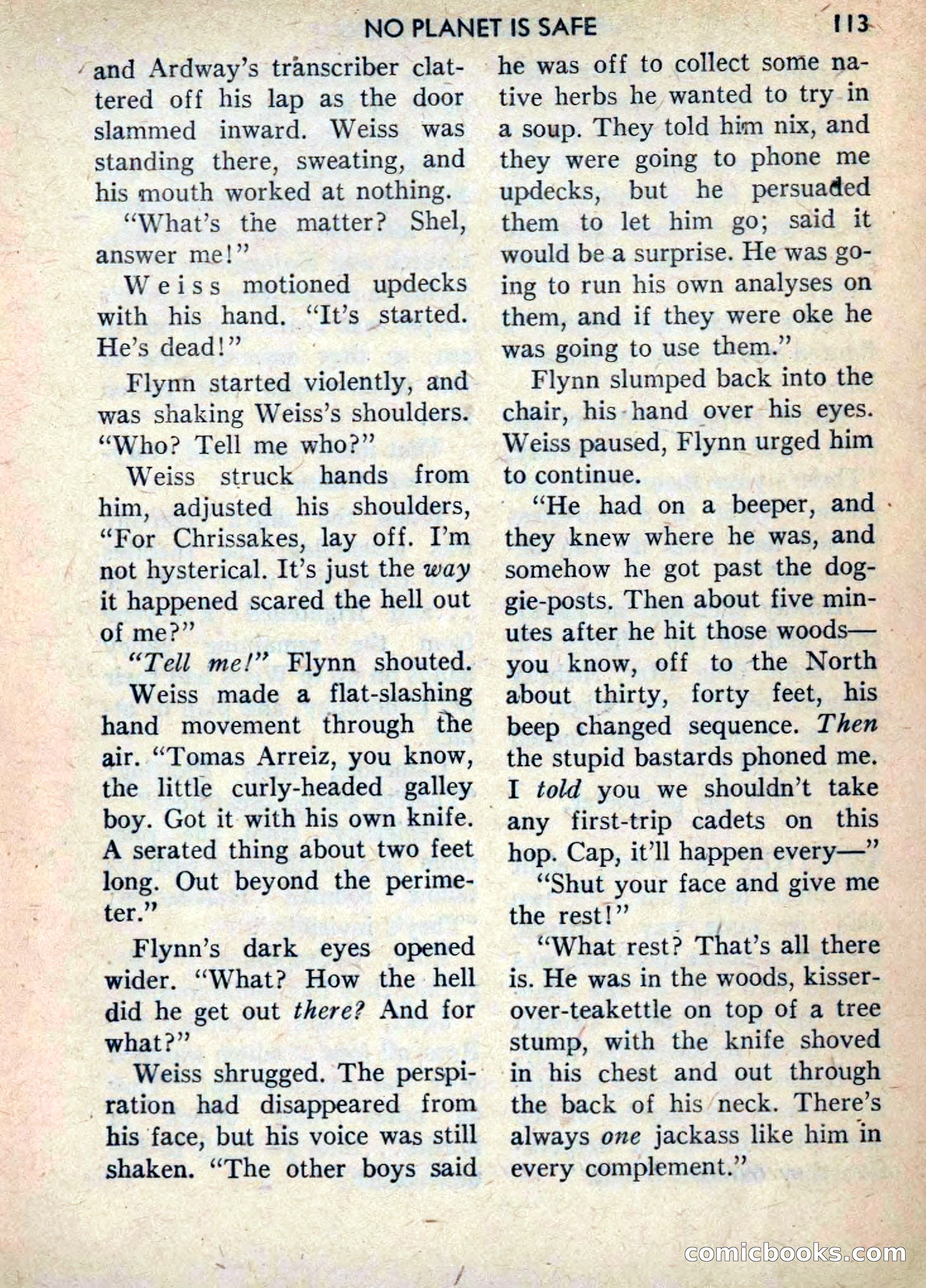 Super Science Fiction, June 1958 — page 115 of 132