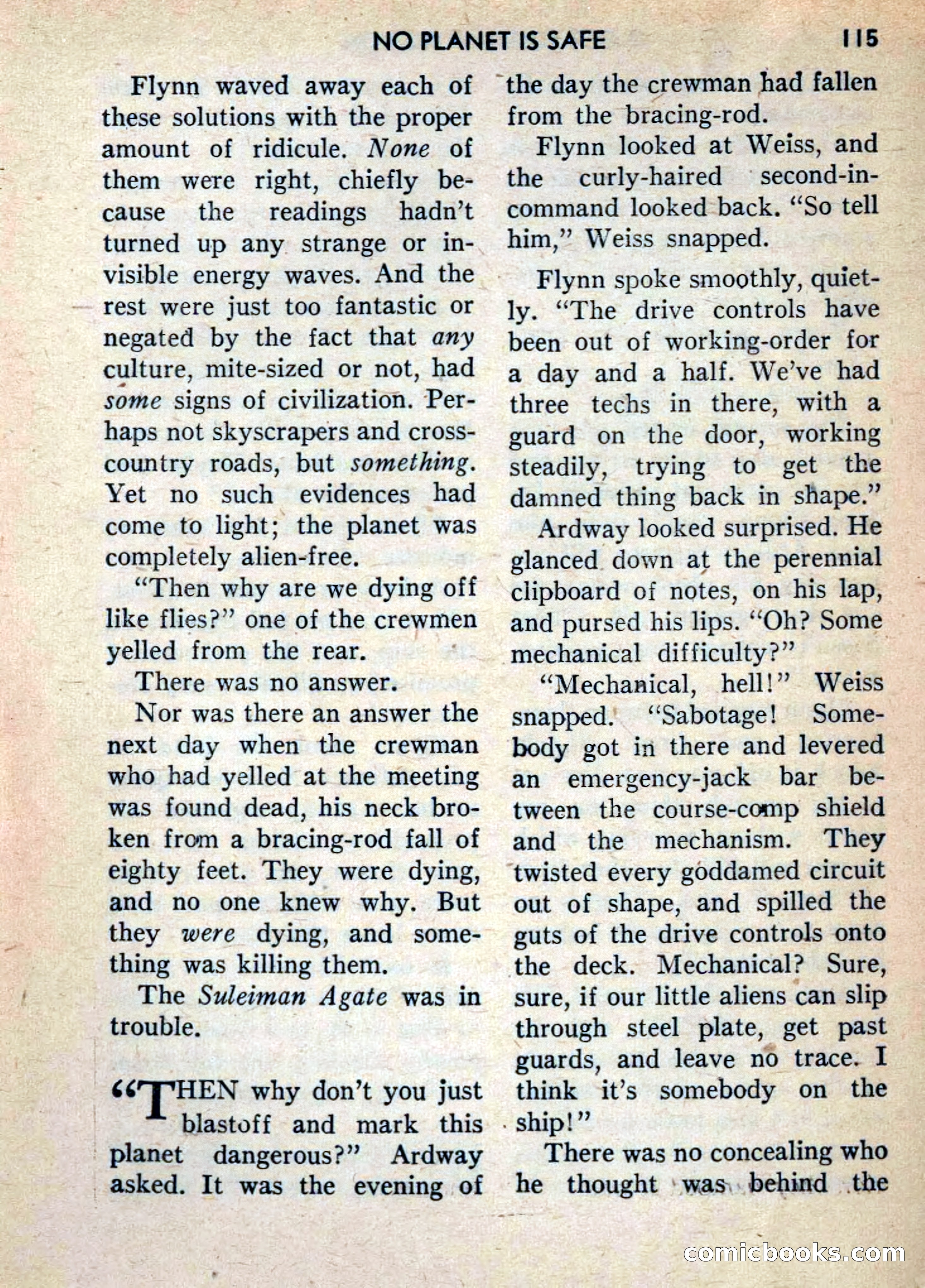 Super Science Fiction, June 1958 — page 117 of 132