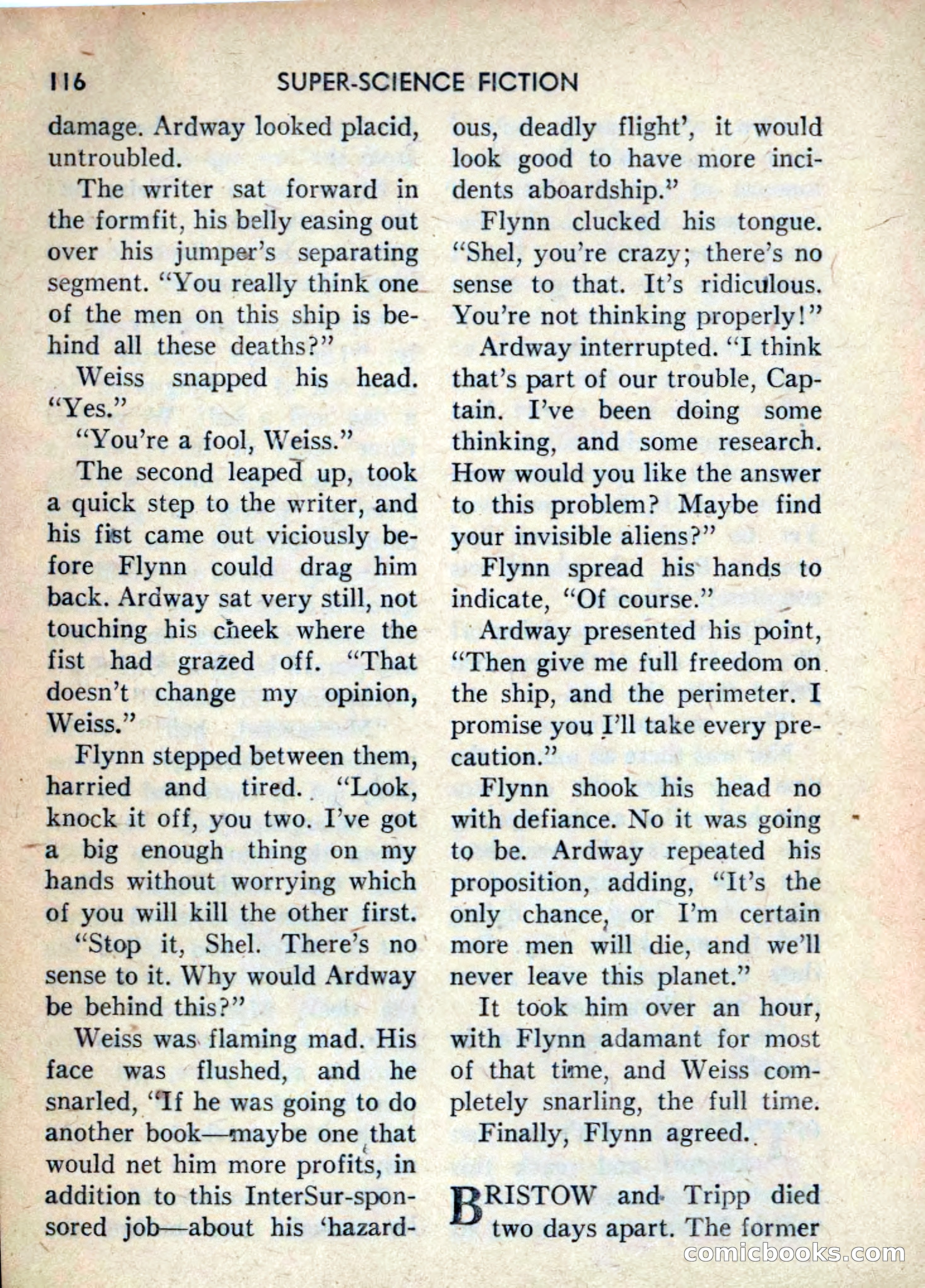 Super Science Fiction, June 1958 — page 118 of 132